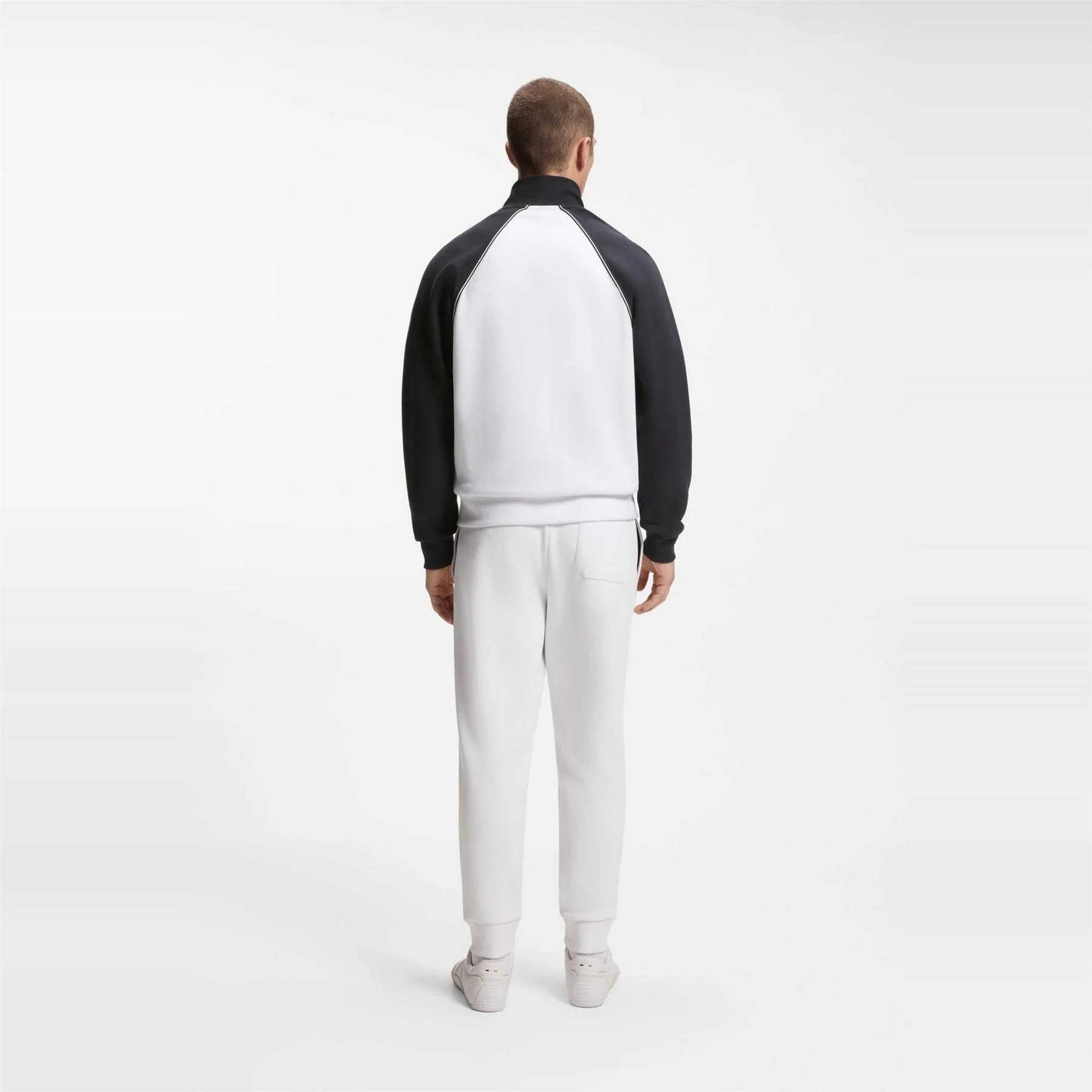 Boss Green Long Sleeve Tracksuit Top With Logo Detail - Image 3