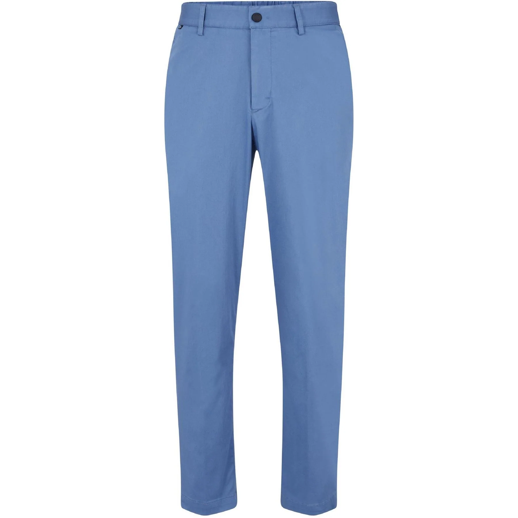 Boss Solid Patterned Straight Leg Trousers