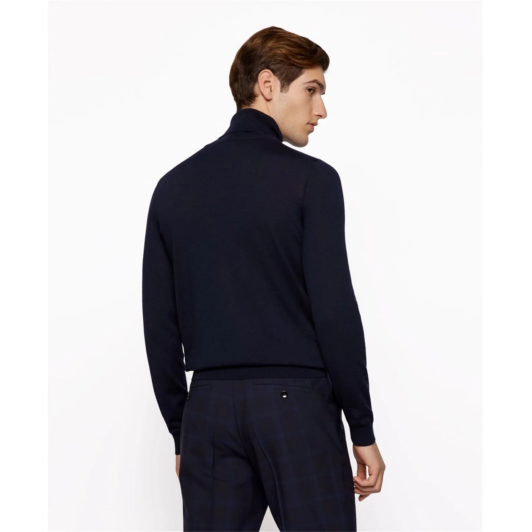 Boss Turtle Neck Long Sleeve Regular Fit Sweater - Image 11