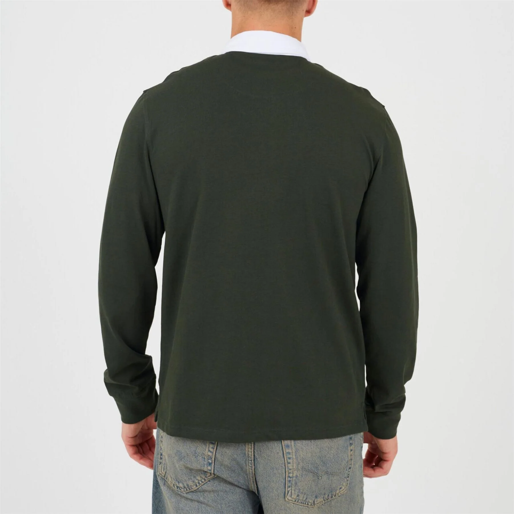 Brave Soul Long Sleeved Rugby PolOvershirtt - Image 2