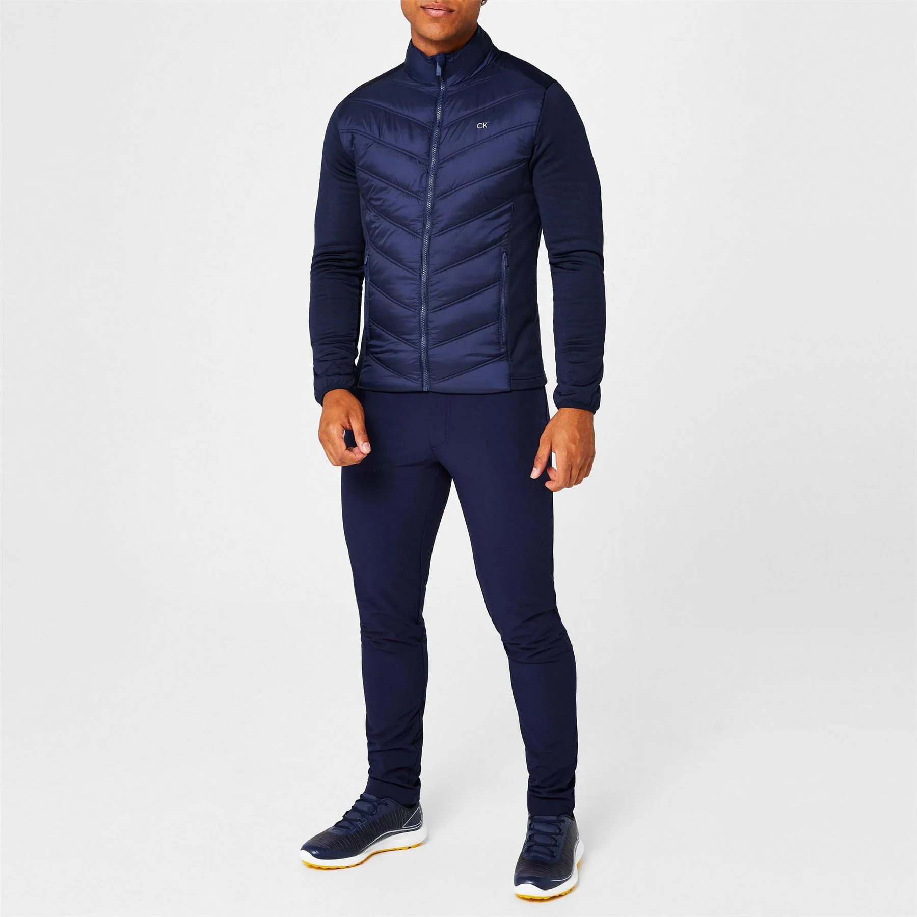 Calvin Klein Golf Frontera Hybrid Long Sleeve Performance Golf Jacket - Image 4