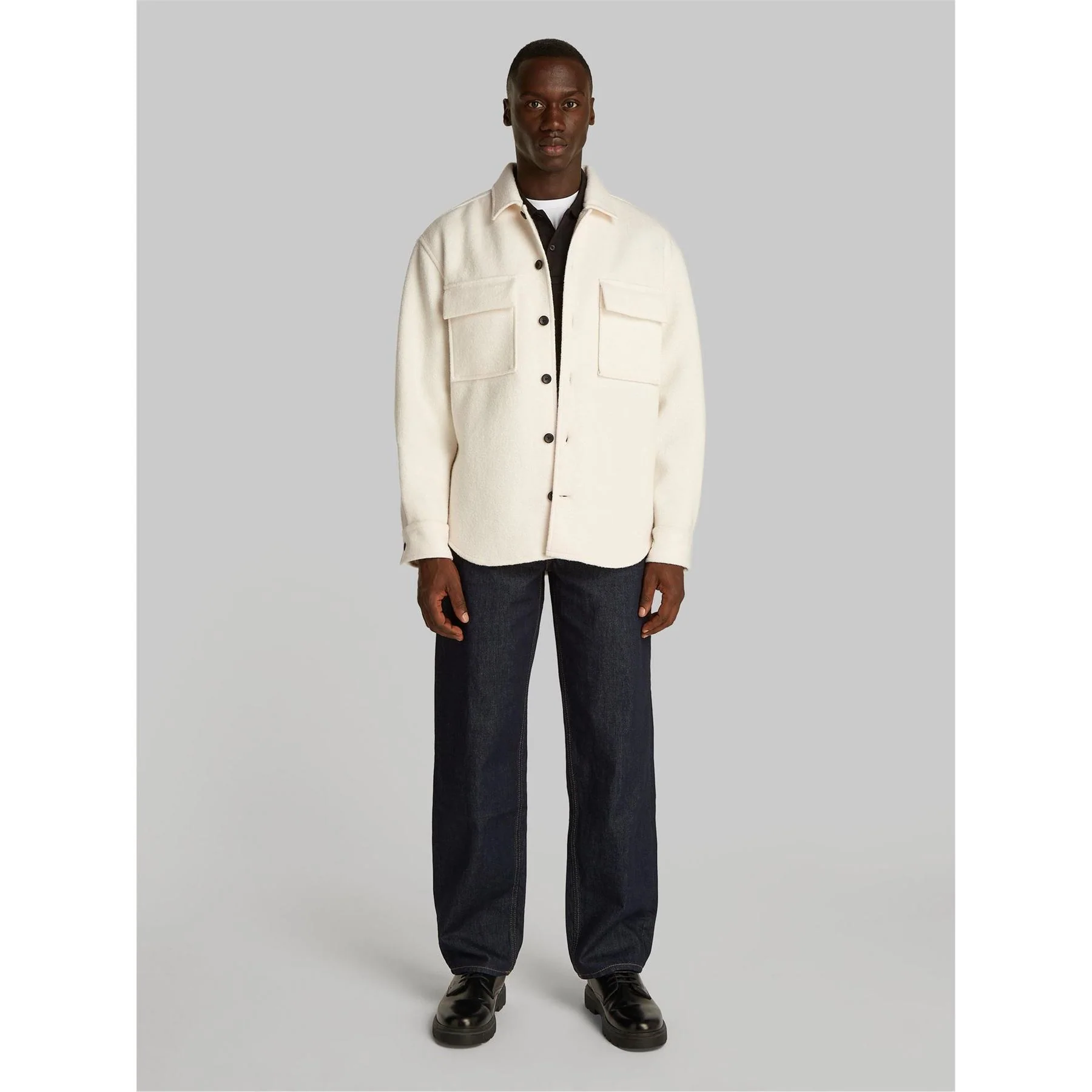 Calvin Klein Heavyweight Relaxed Fit Overshirt - Image 2