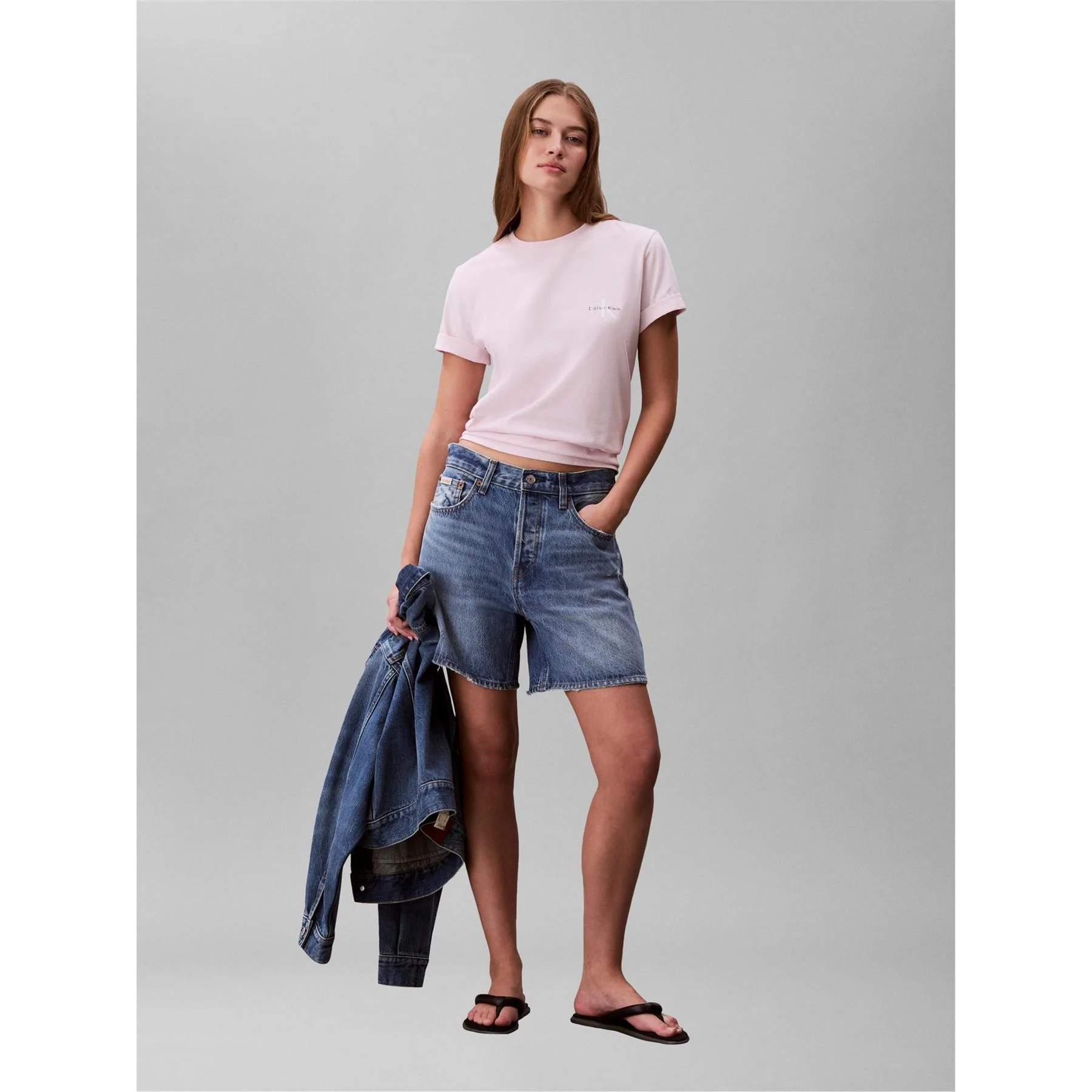 Calvin Klein Jeans A Logo 2pk Tee Ld63 - Image 5