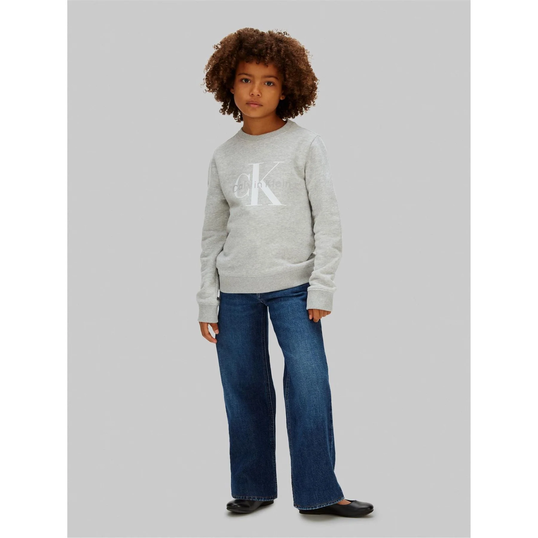 Calvin Klein L Logo Crew Nck Jn63 - Image 3
