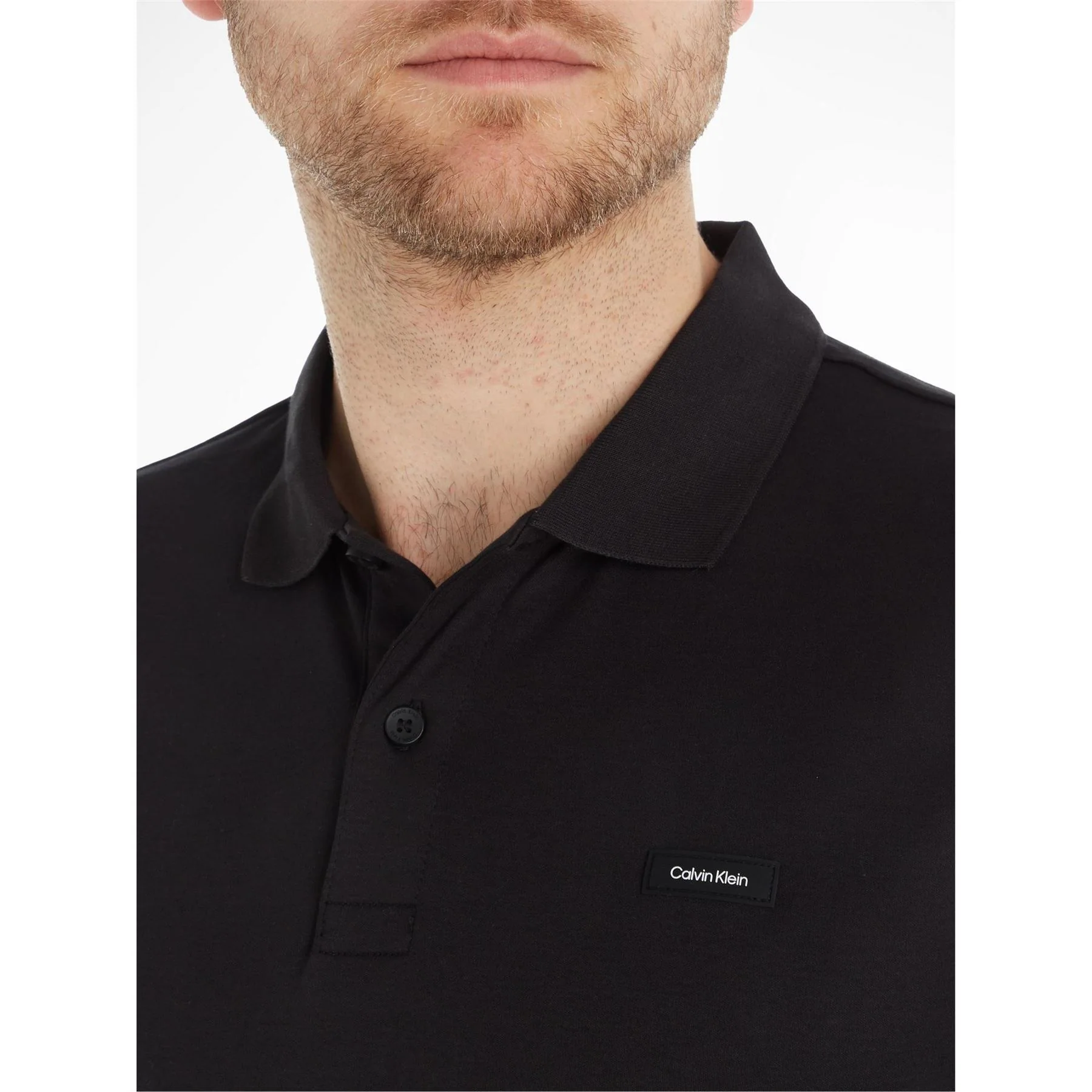 Calvin Klein Liquid Touch Slim Short Sleeve Polo Shirt - Image 5