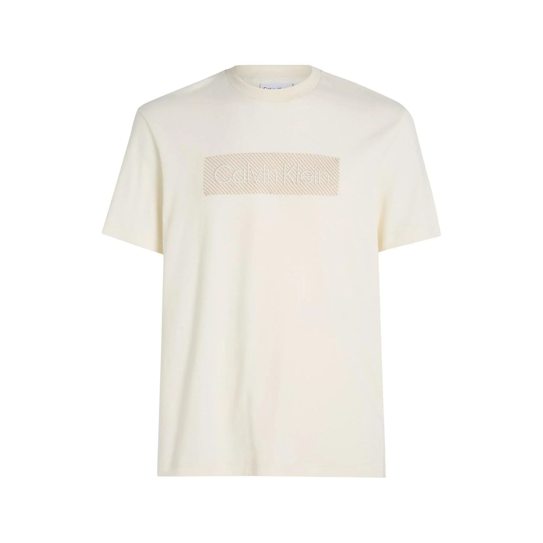 Calvin Klein Logo Embroidered Regular Fit T-Shirt