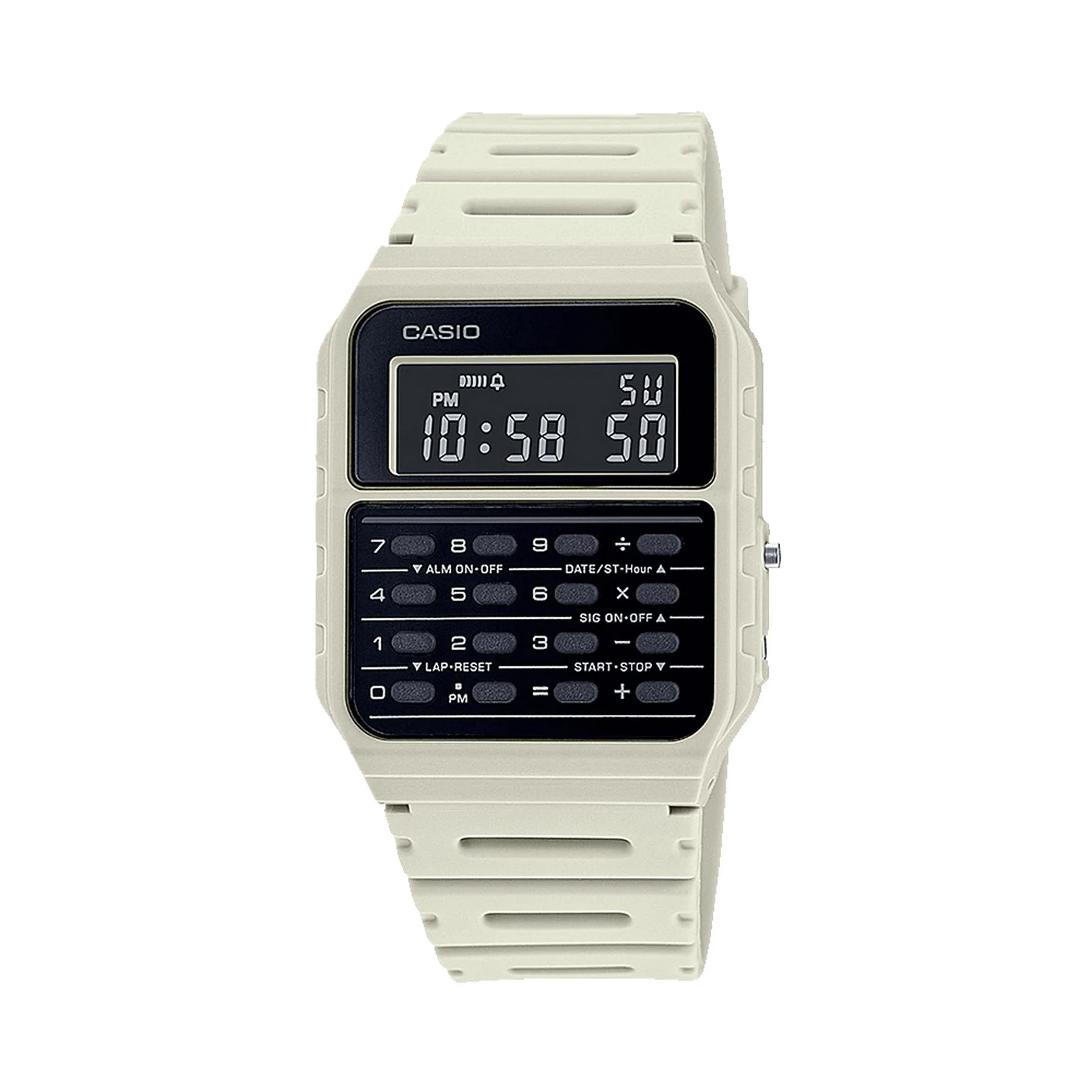 Casio 53wf 8bef Calculator Watch White