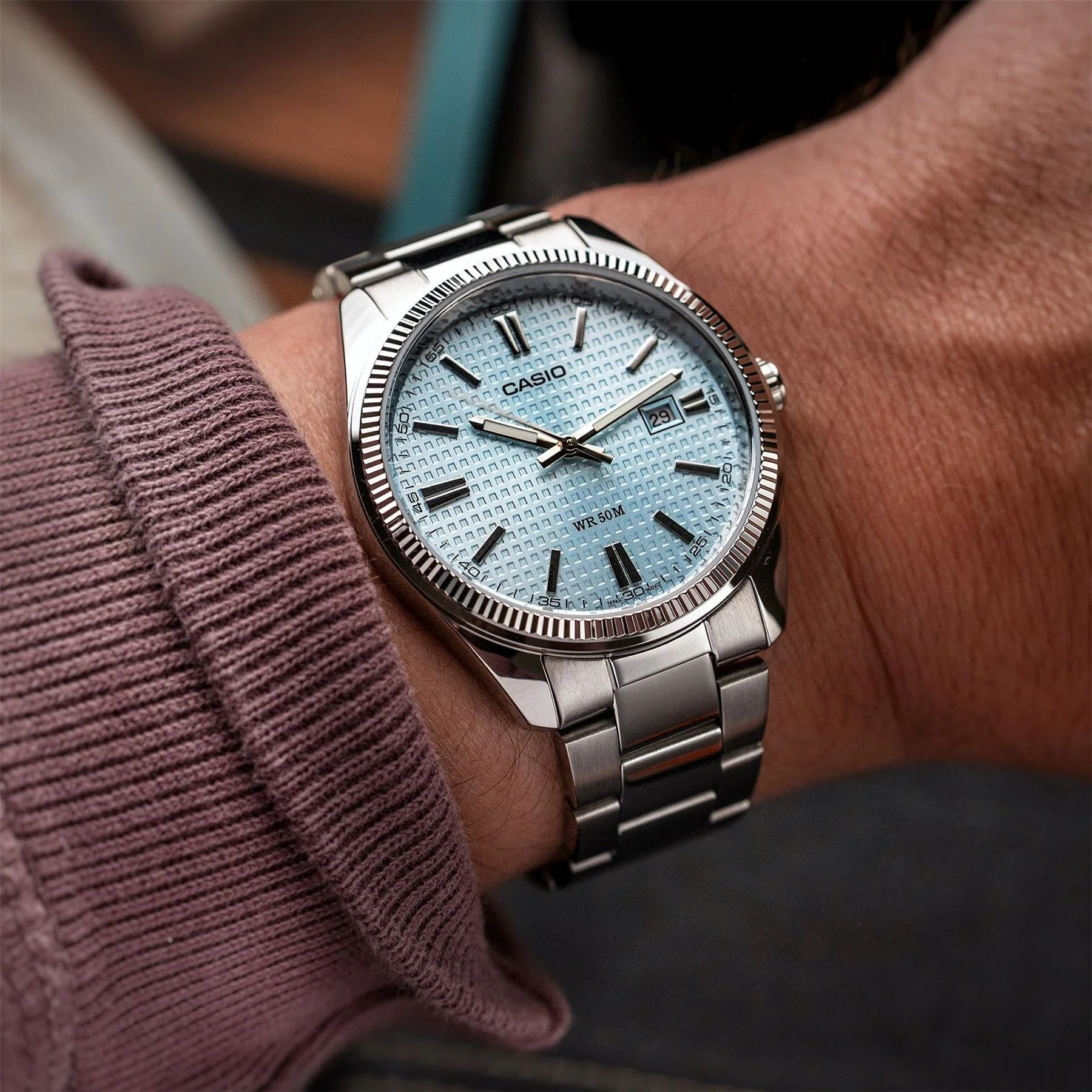 Casio Stainless Steel Digital Watch - Image 3
