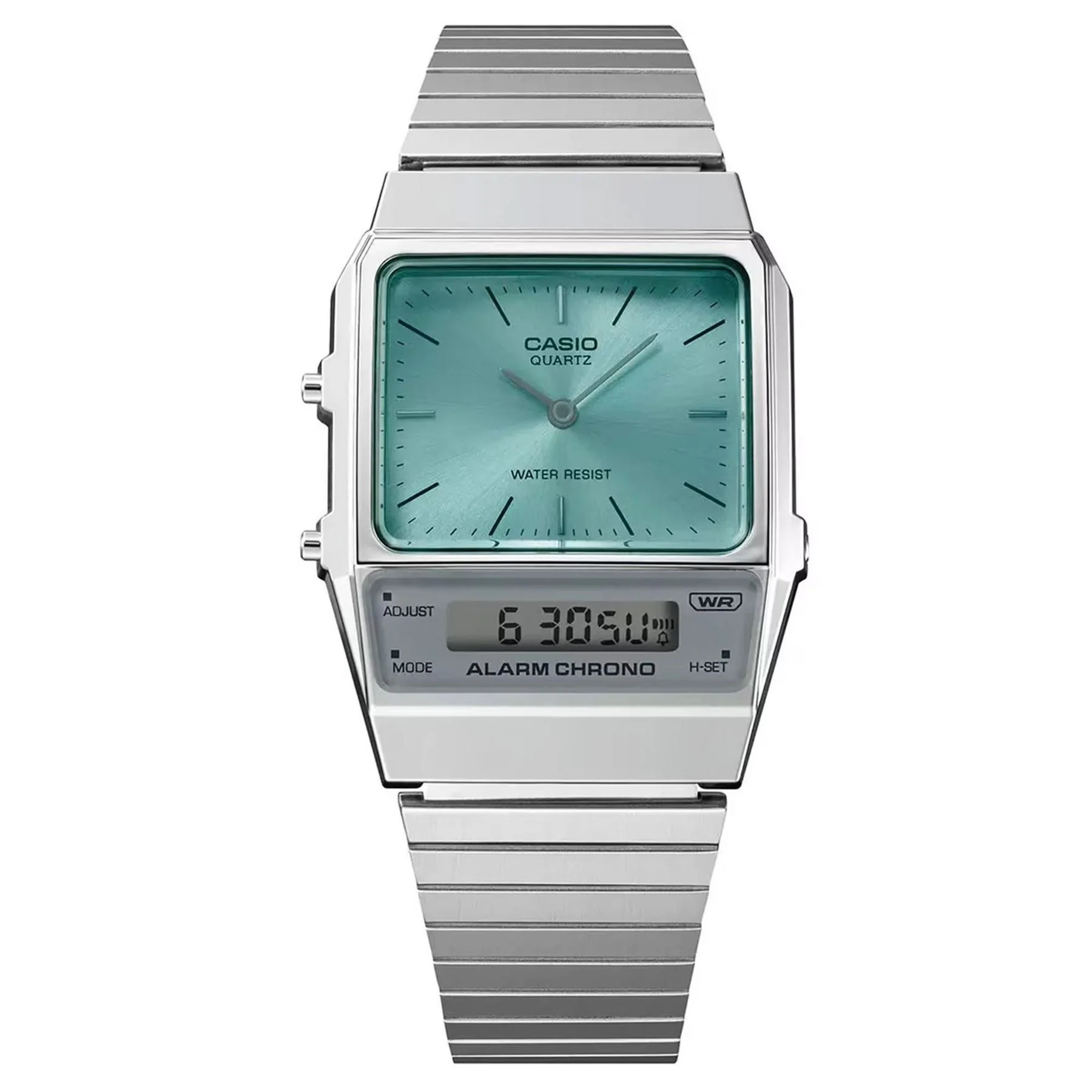 Casio Vintage Quartz Stainless Steel Digital Watch - Image 2