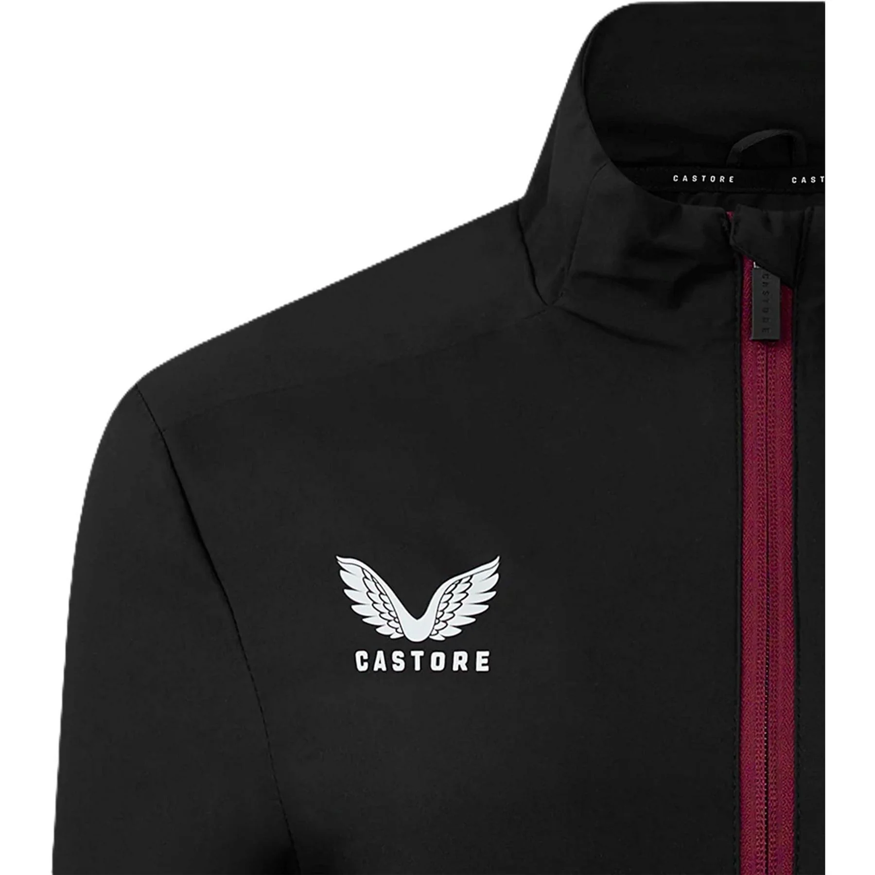 Castore Solid Patterned Zipped Pocket Track Jacket - Image 4