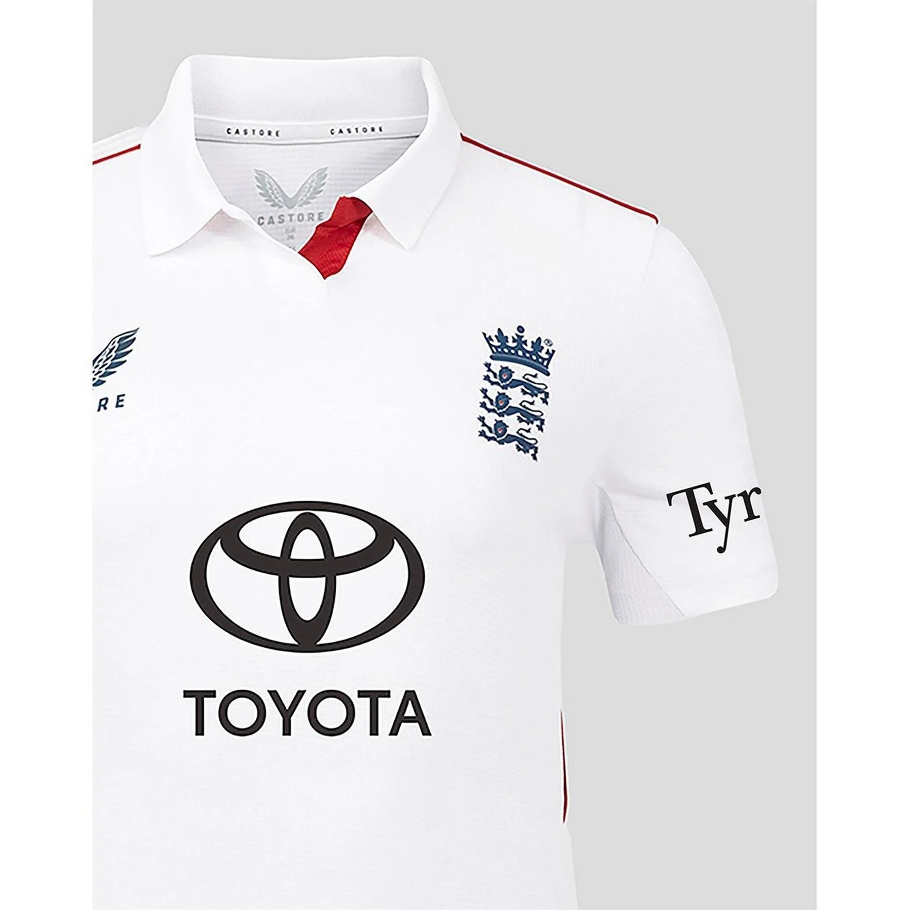 Castore 26 27 England Cricket Test Shirt - Image 5