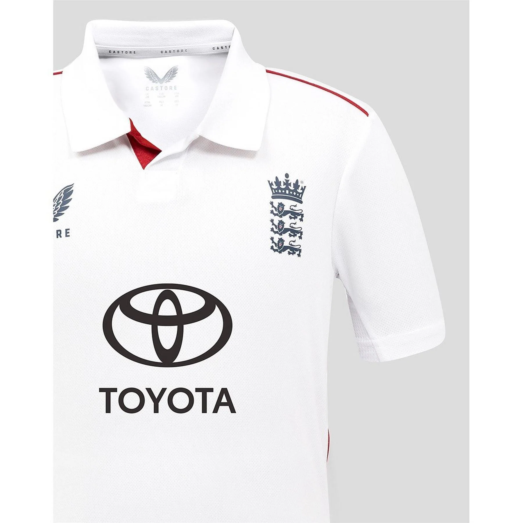 Castore Kids 26 27 England Cricket Test Shirt - Image 4