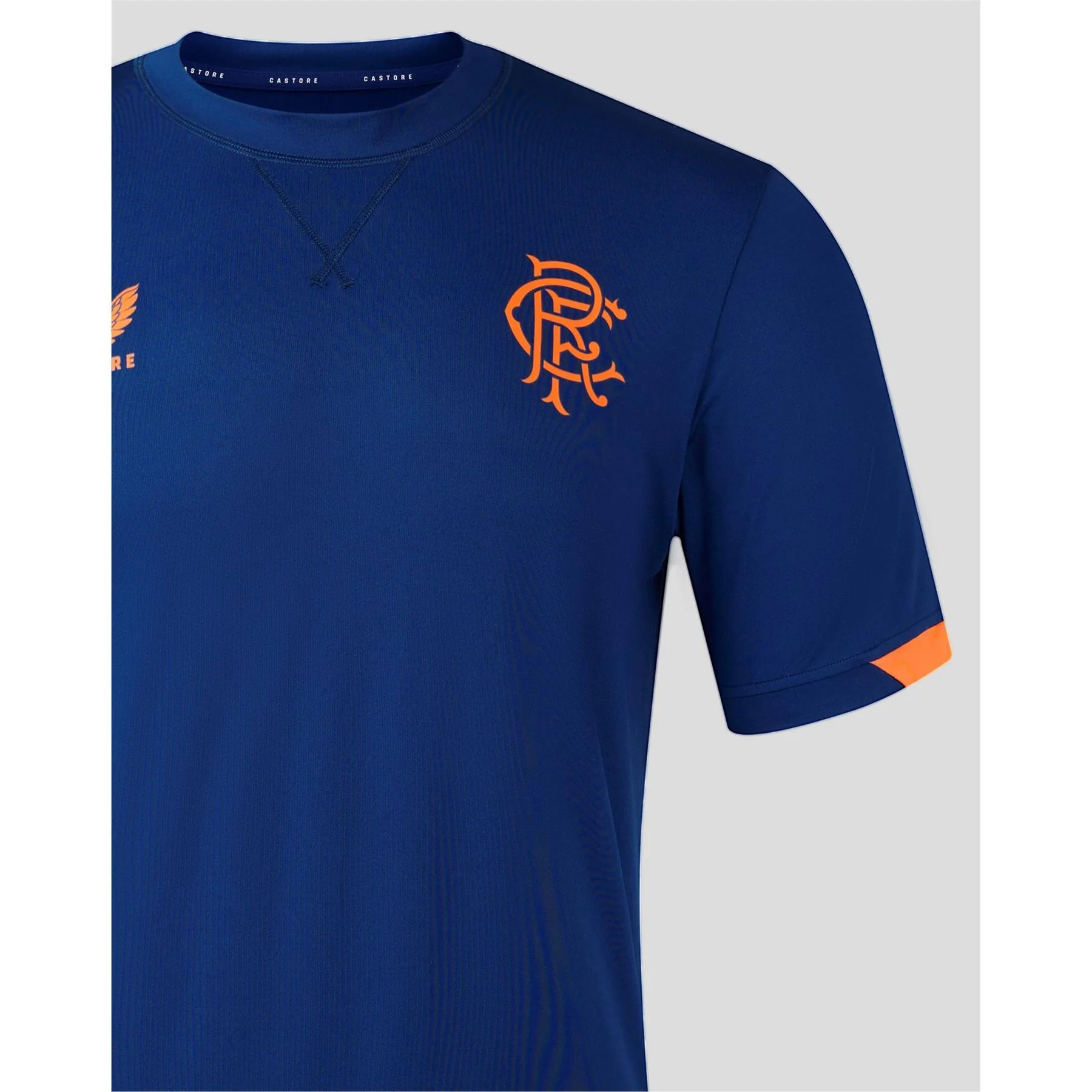 Castore Rangers Travel T-Shirt 2023 2024 Adults - Image 8