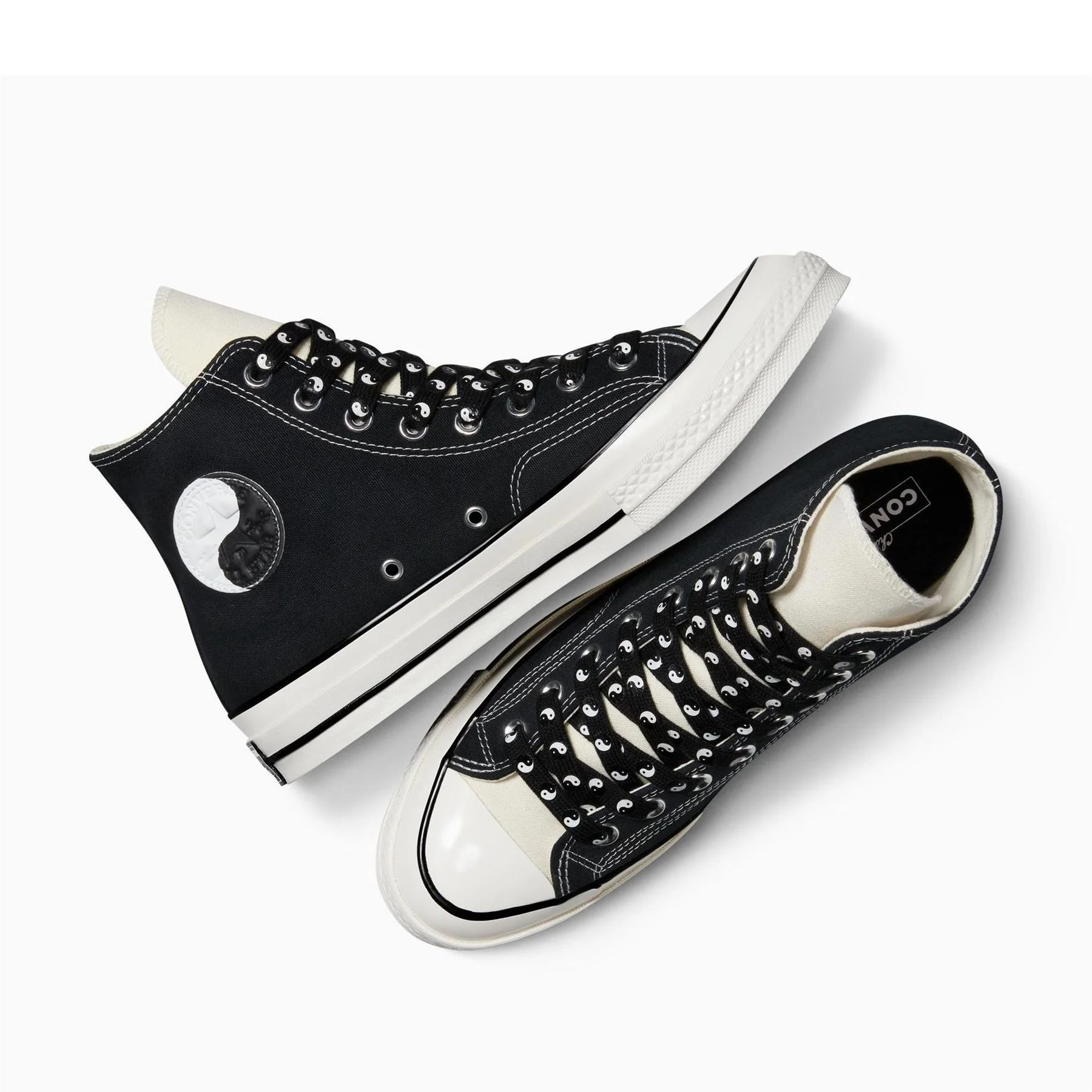 Converse Chuck 70 All Star Yin Yan Canvasas High Top Trainers - Image 4