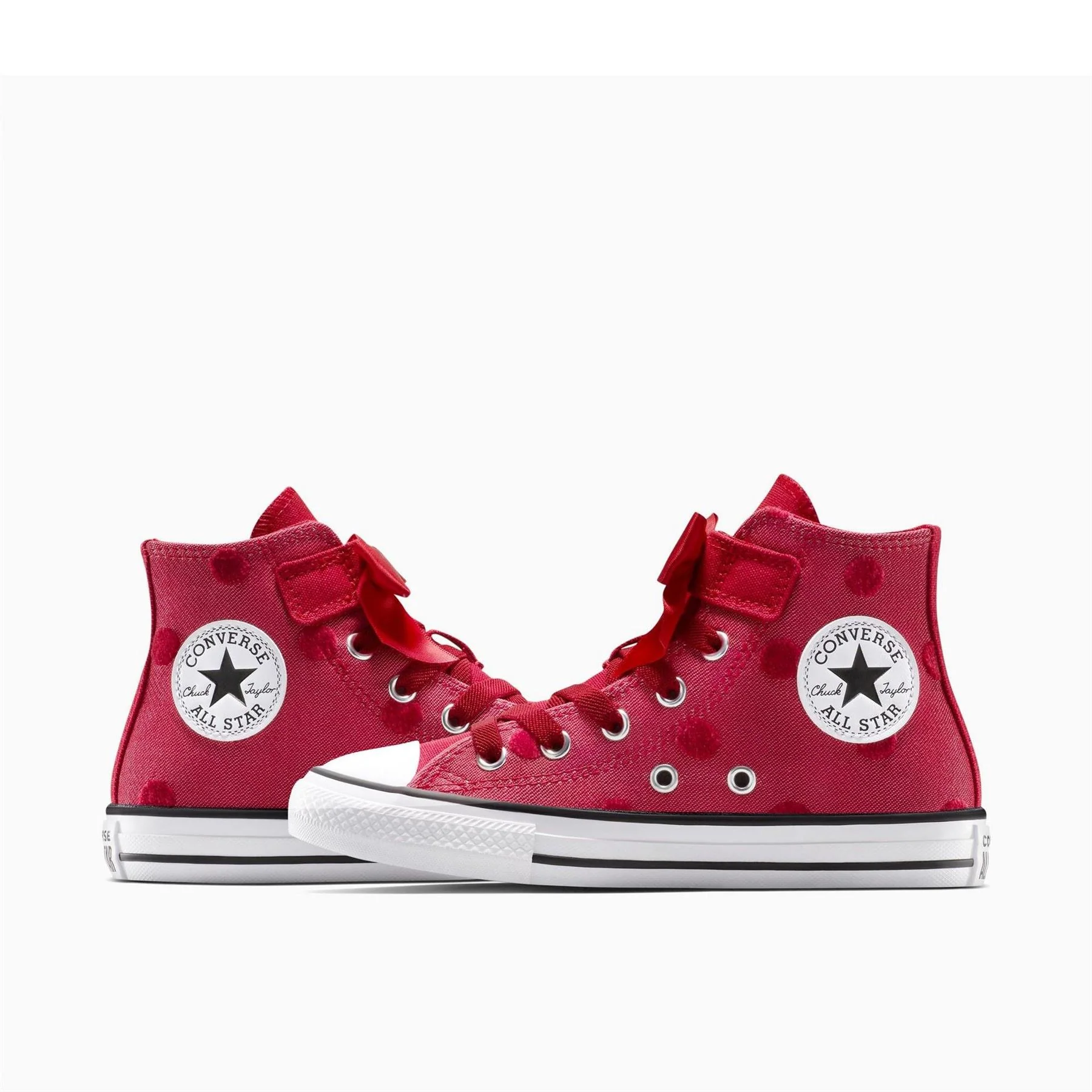 Converse Kids Chuck Taylor All Star Bow Canvasas High Top Trainers - Image 4