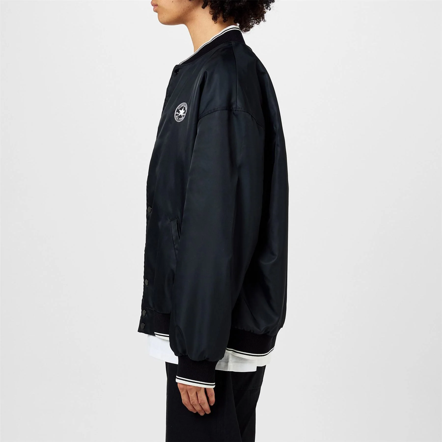 Converse Retro Snap Button Varsity Jacket - Image 4