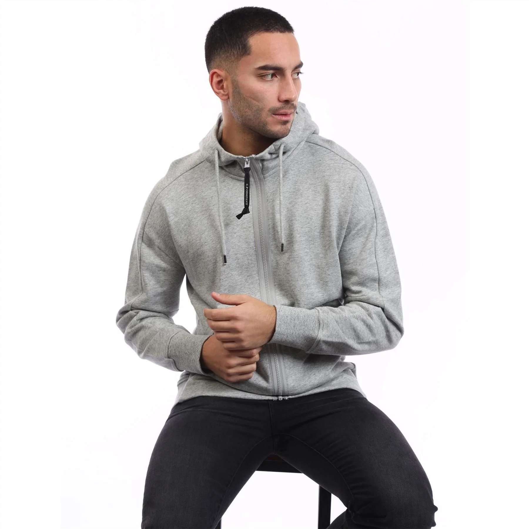 CP Company Raised Fleece Goggle Zip Hoodie - Image 4