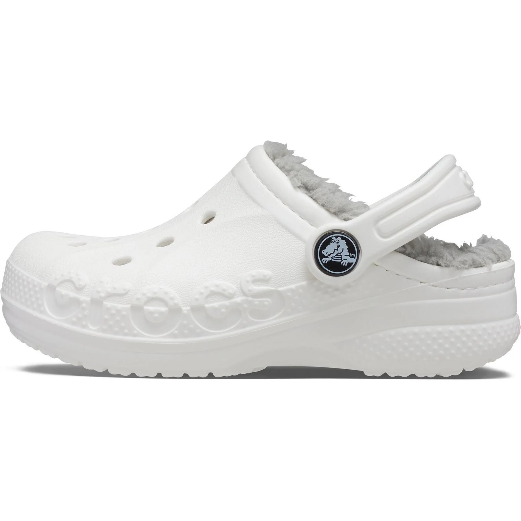 Crocs Baya Lined Closed Toe Clogs for Children - Image 8