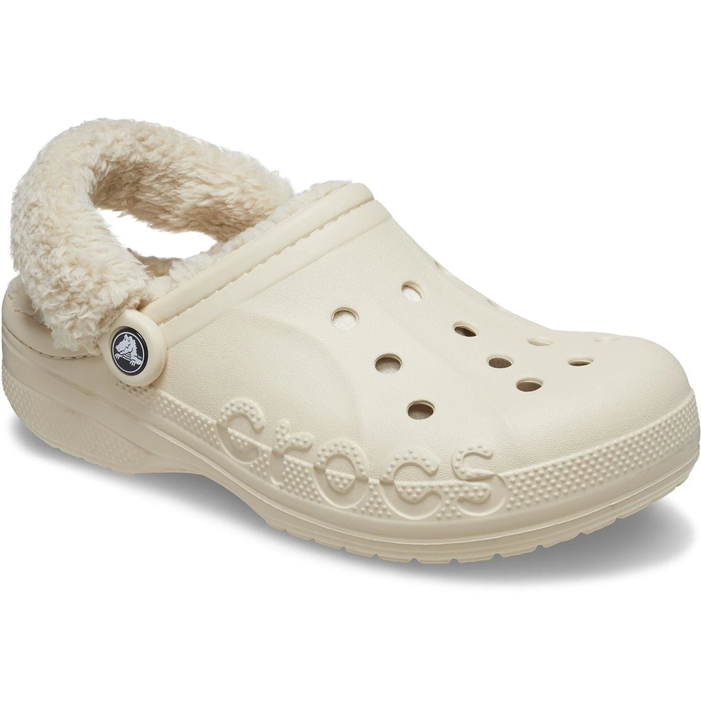 Crocs Baya Lined Fuzz Strap Closed Toe Clogs - Image 10
