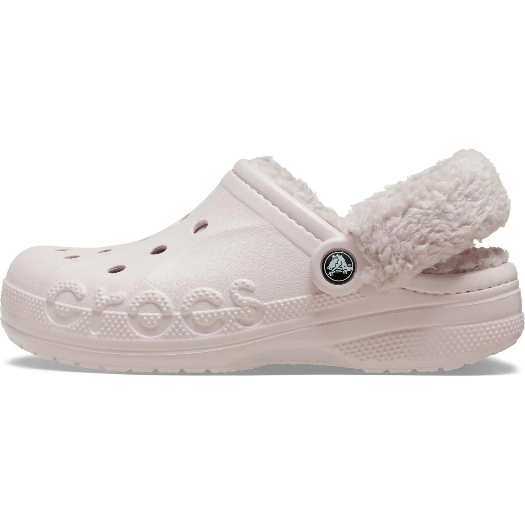 Crocs Baya Lined Fuzz Strap Closed Toe Clogs - Image 14
