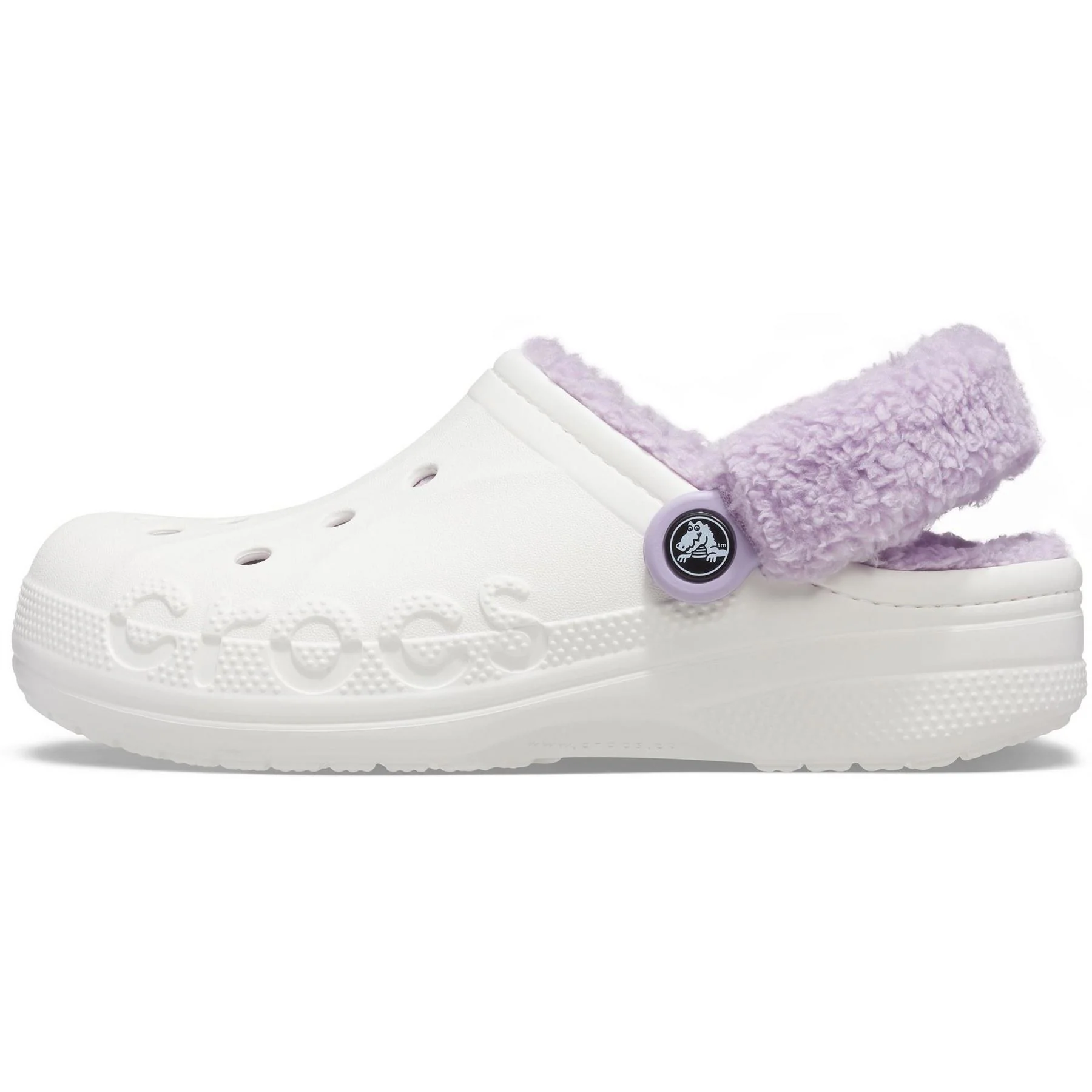 Crocs Baya Lined Fuzz Strap Closed Toe Clogs - Image 20