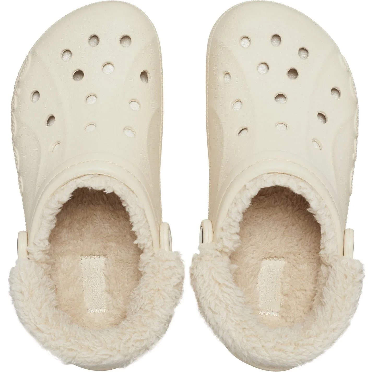 Crocs Baya Lined Fuzz Strap Closed Toe Clogs - Image 7
