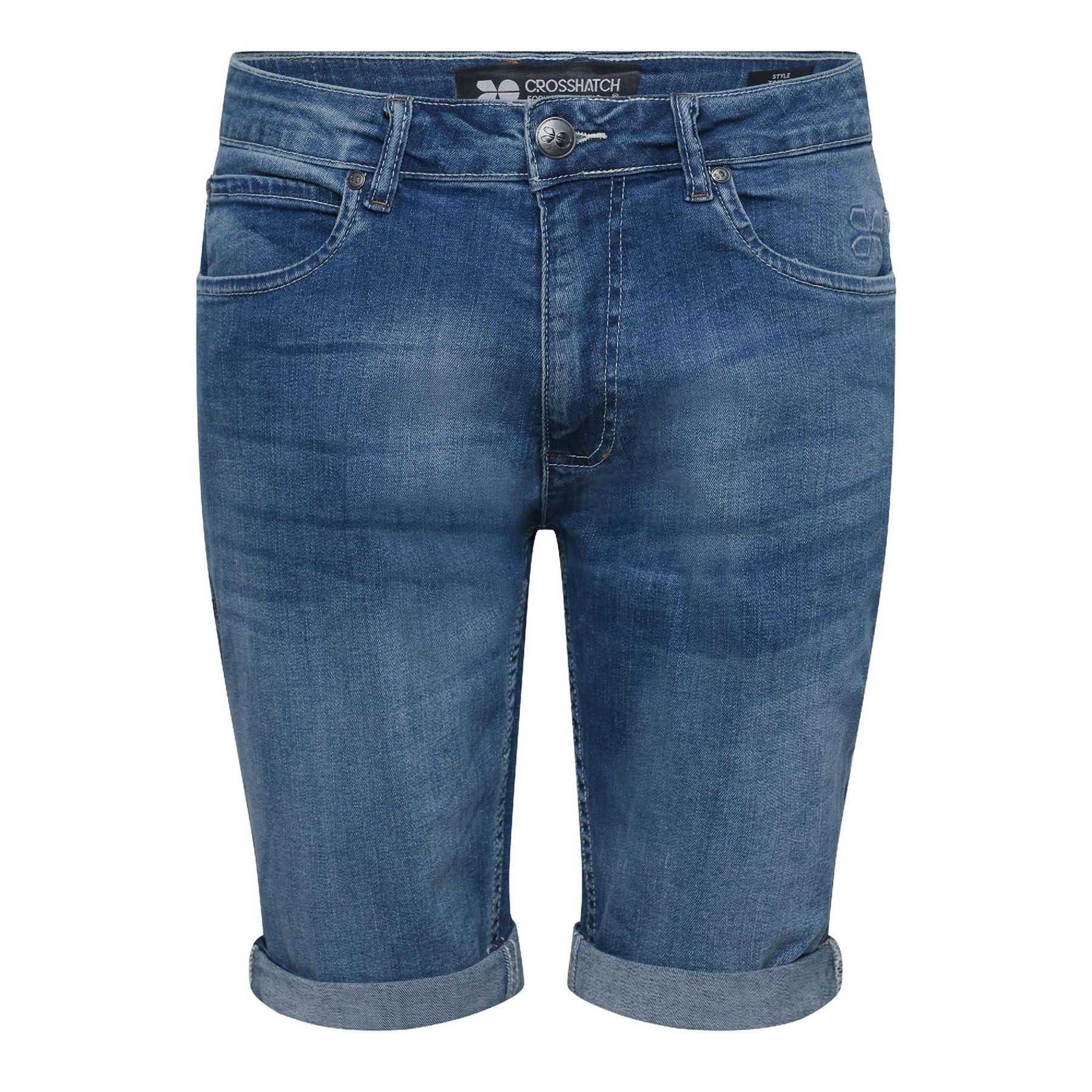 Crosshatch Tonwin Denim Shorts - Image 13