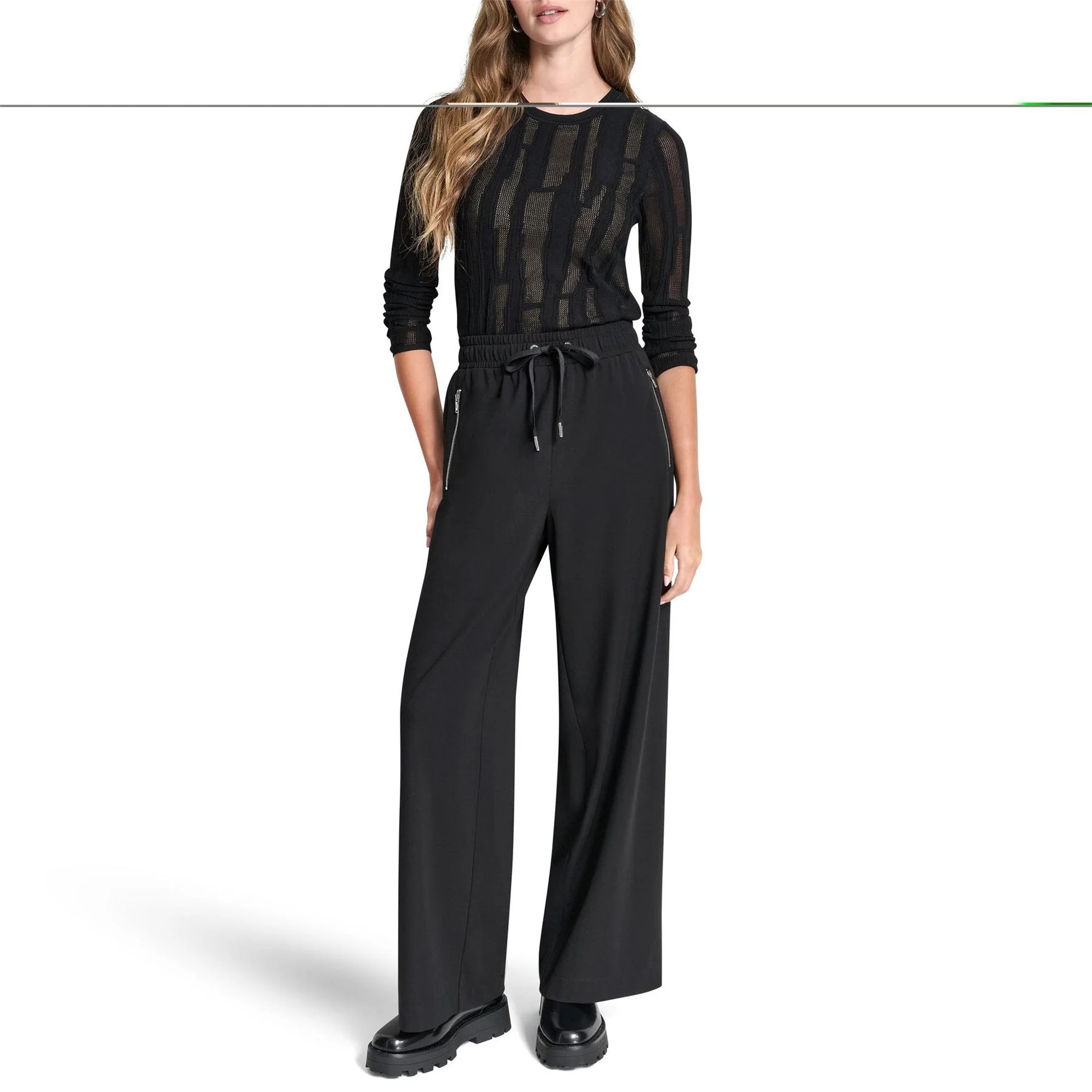 DKNY Wide Leg Trousers - Image 4
