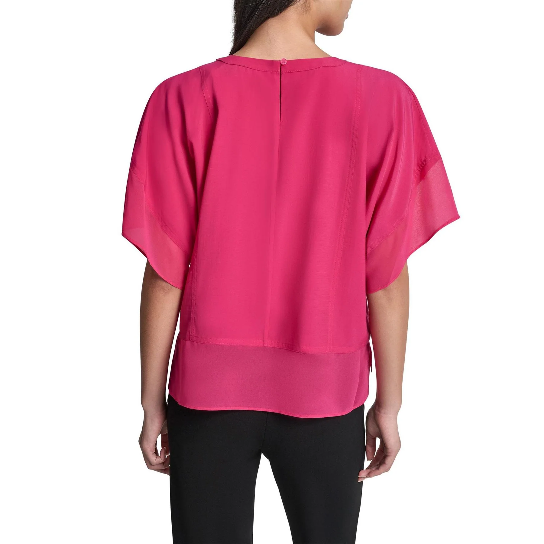 DKNY Short Sleeve Blouse - Image 3