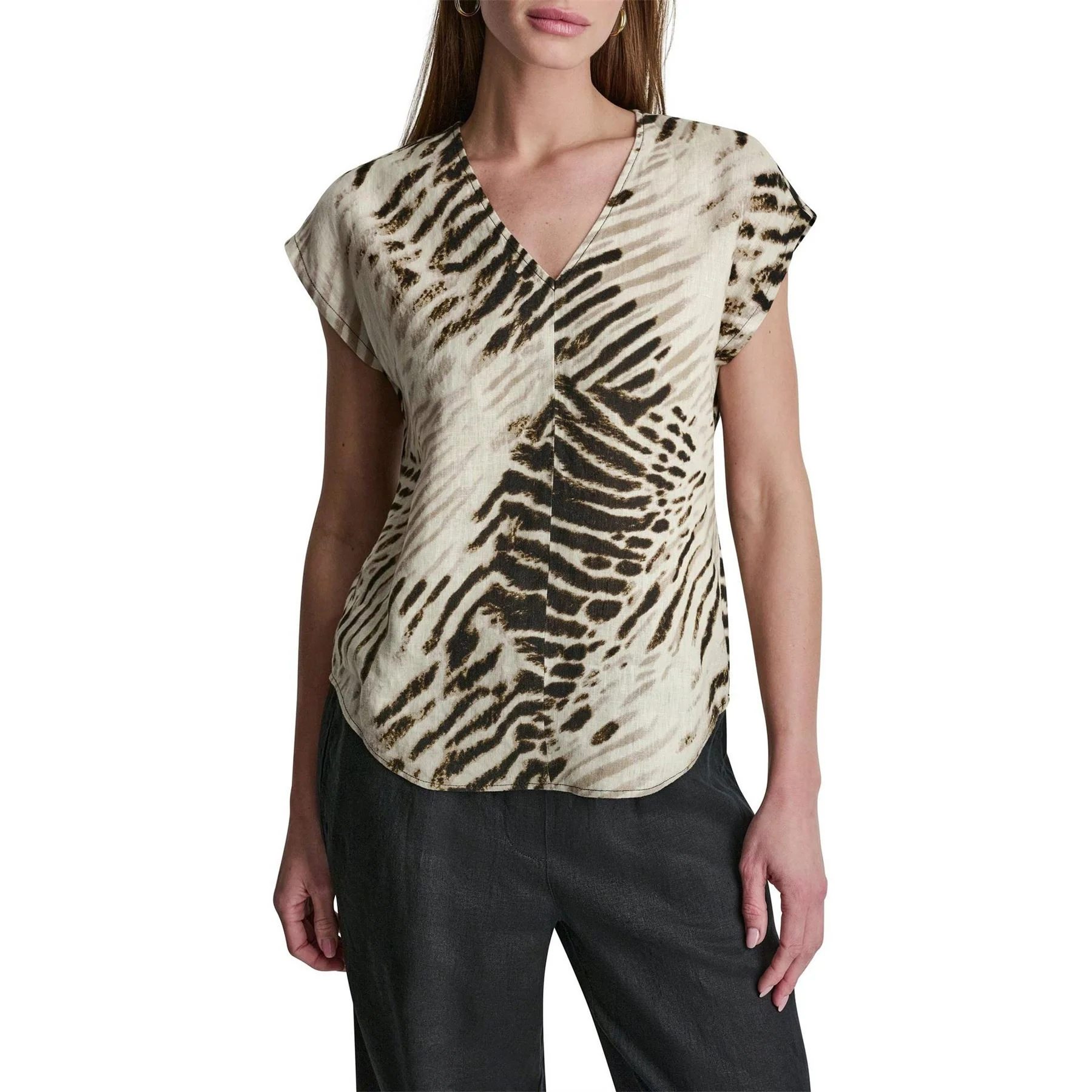 DKNY Short Sleeve Blouse - Image 3