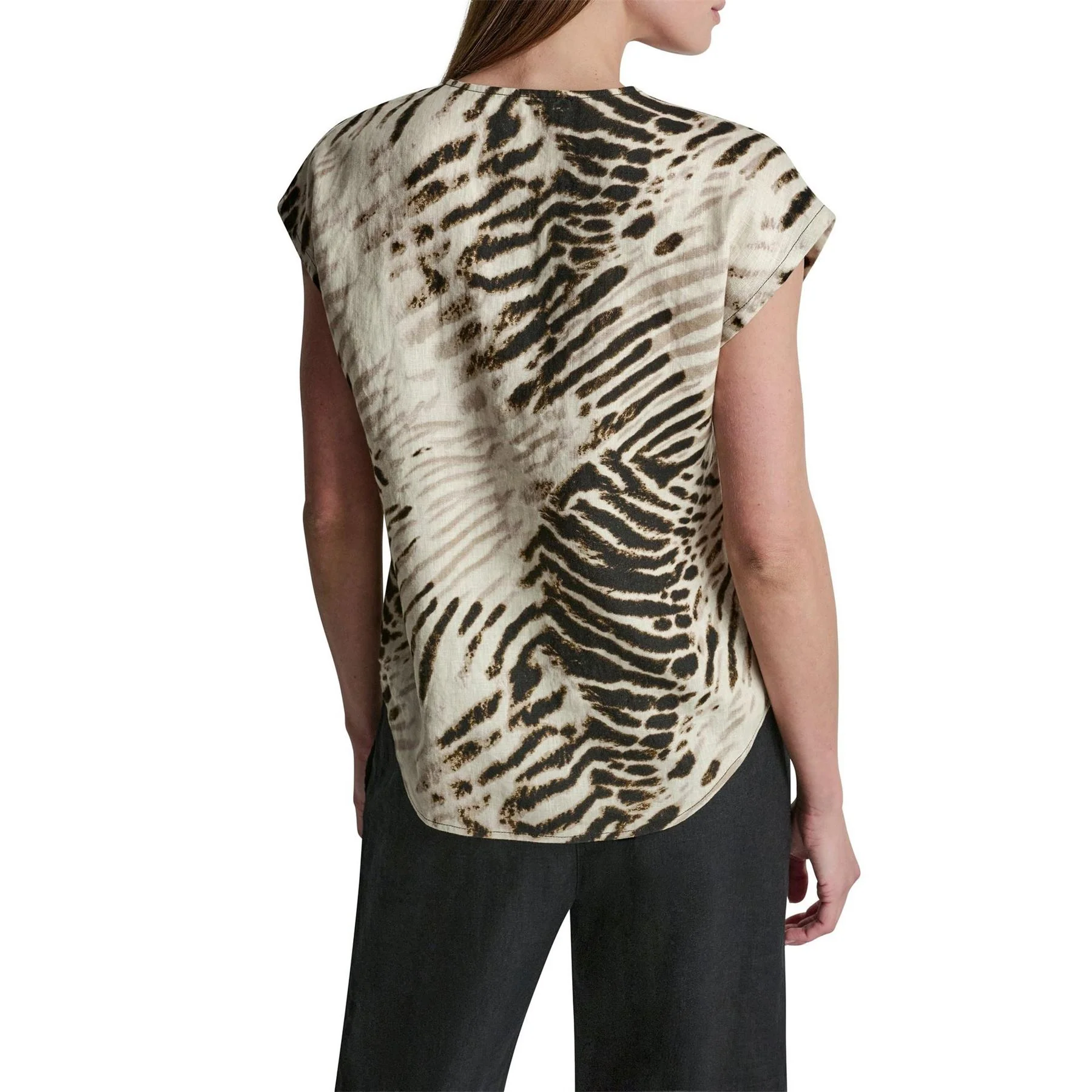 DKNY Short Sleeve Blouse - Image 4