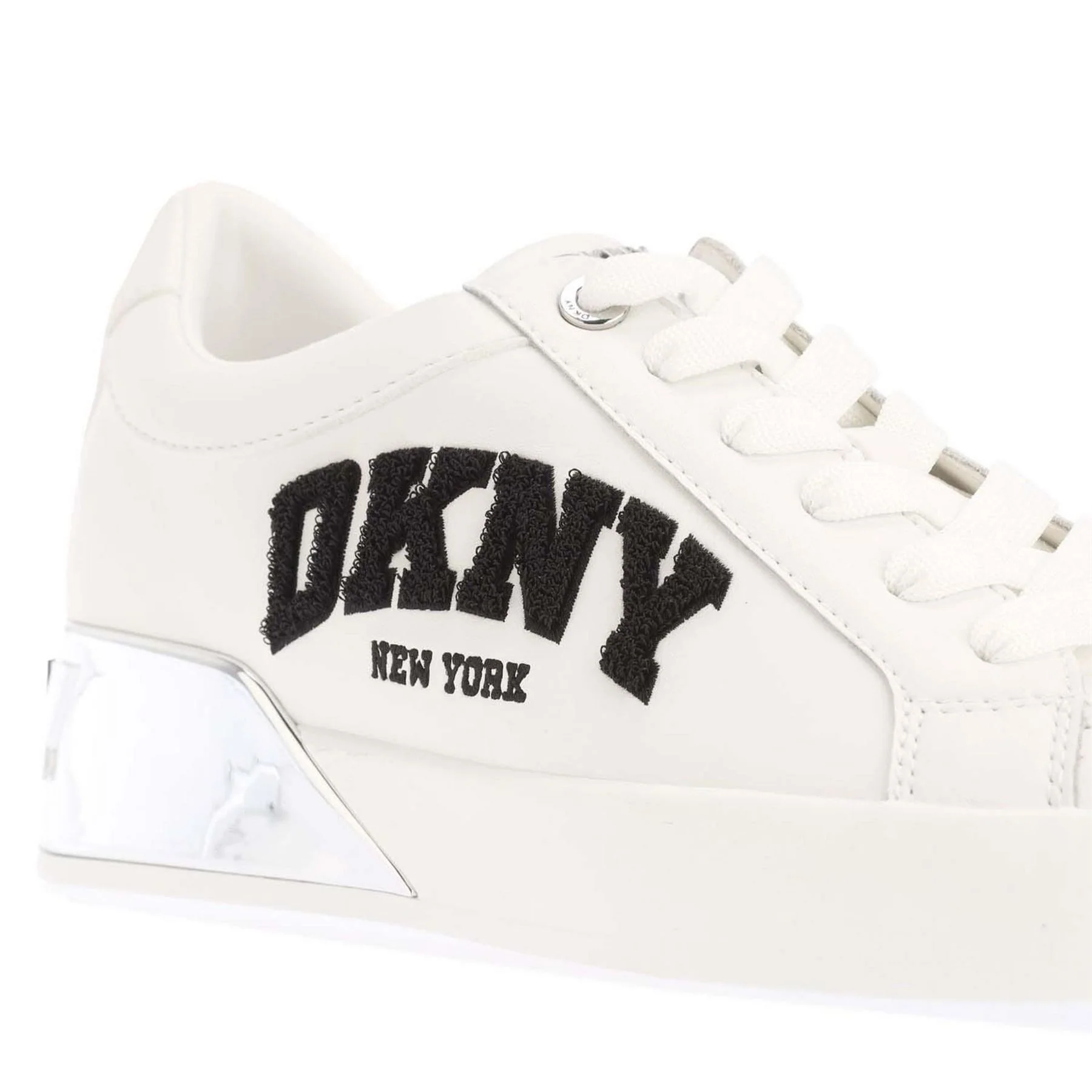 DKNY Varsity  Lace Up Trainers - Image 5