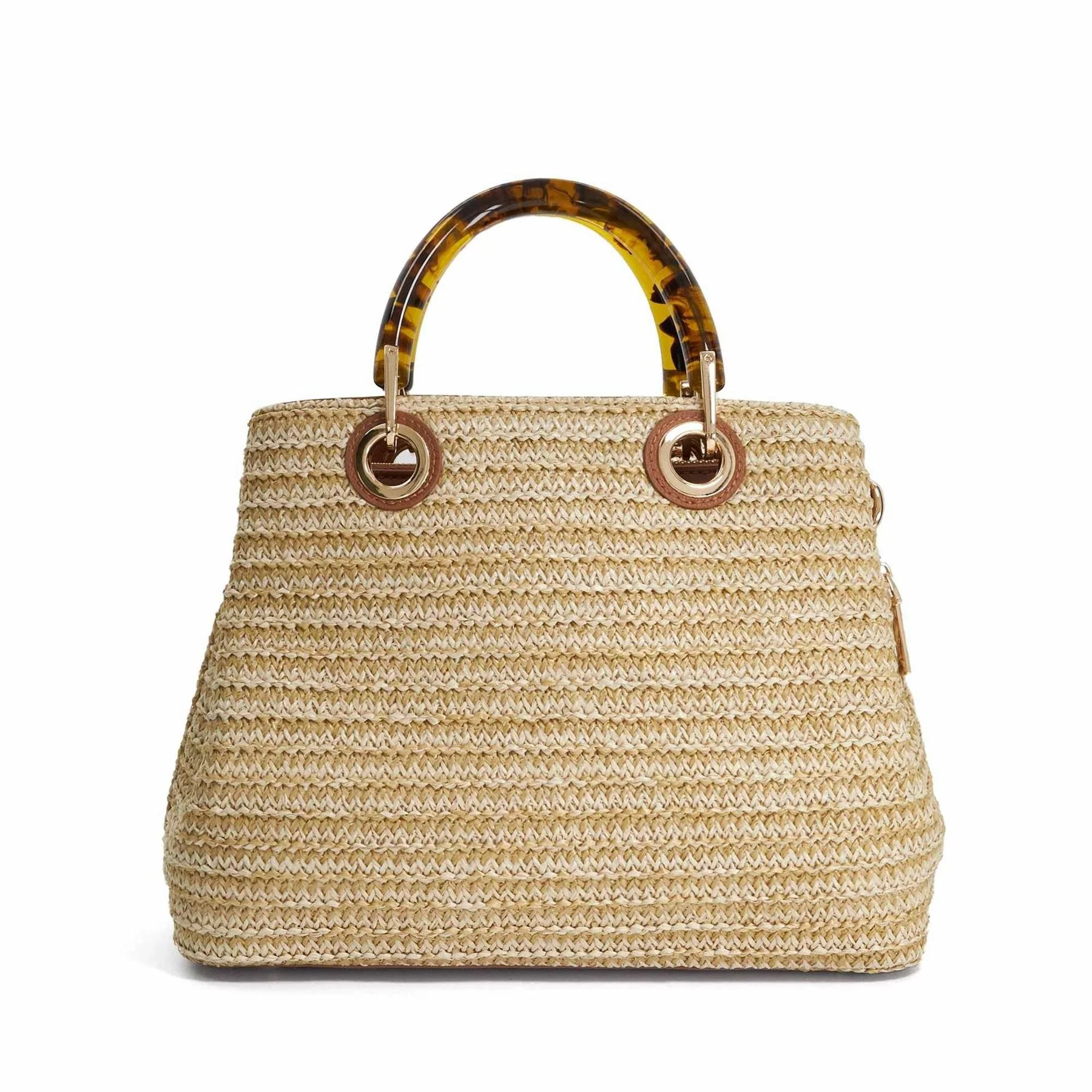 Dune London Demmi Straw Bag - Image 2