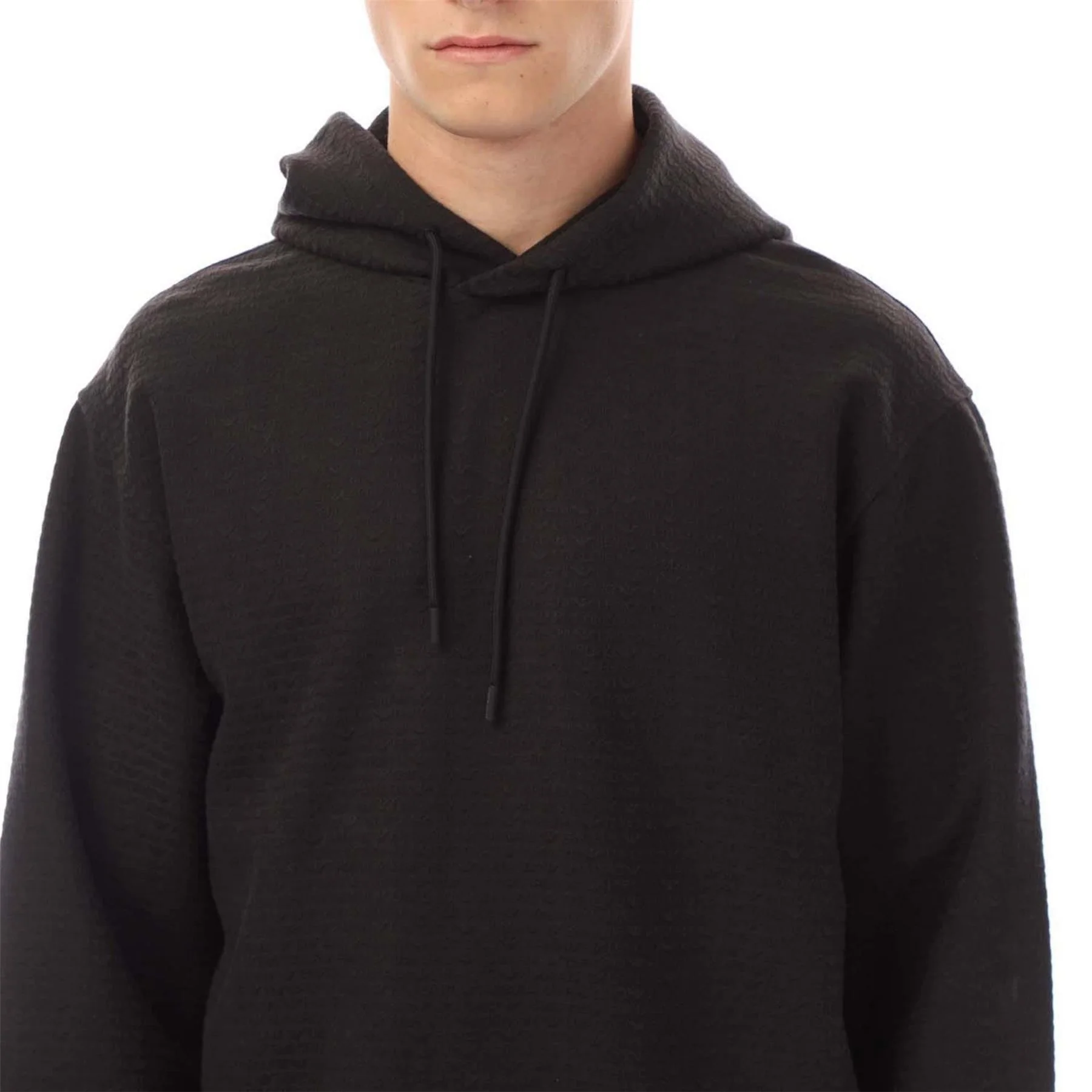 Emporio Armani Lettering Hoodie - Image 2