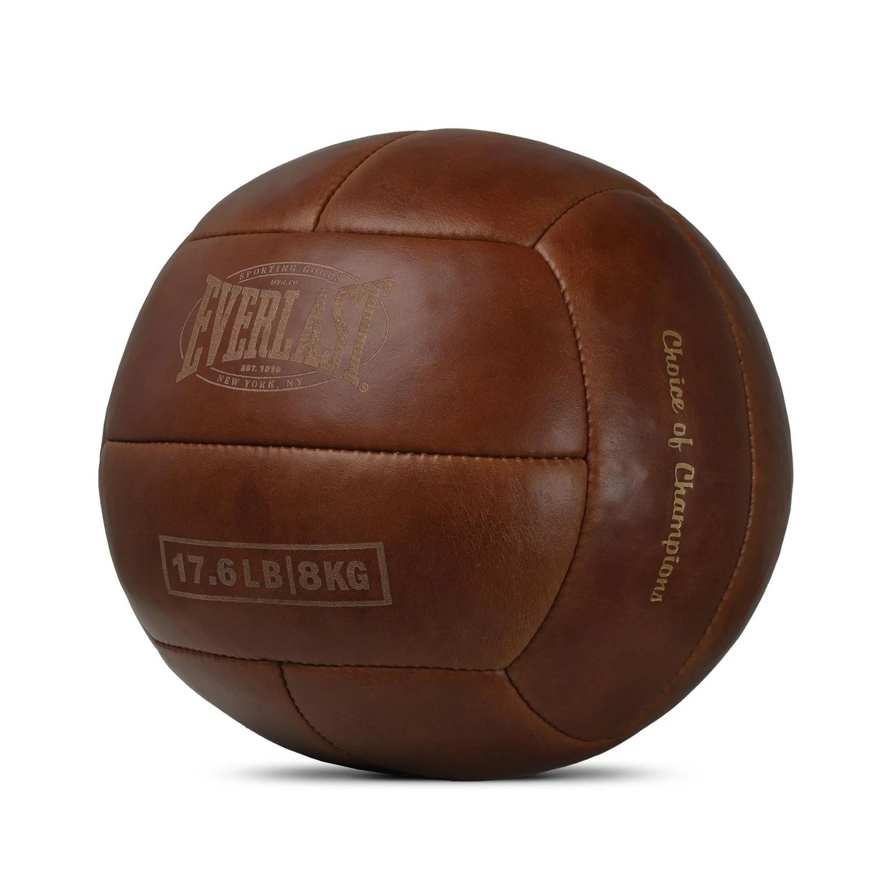 Everlast 1910 Pro Leather Medicine Ball - Image 5