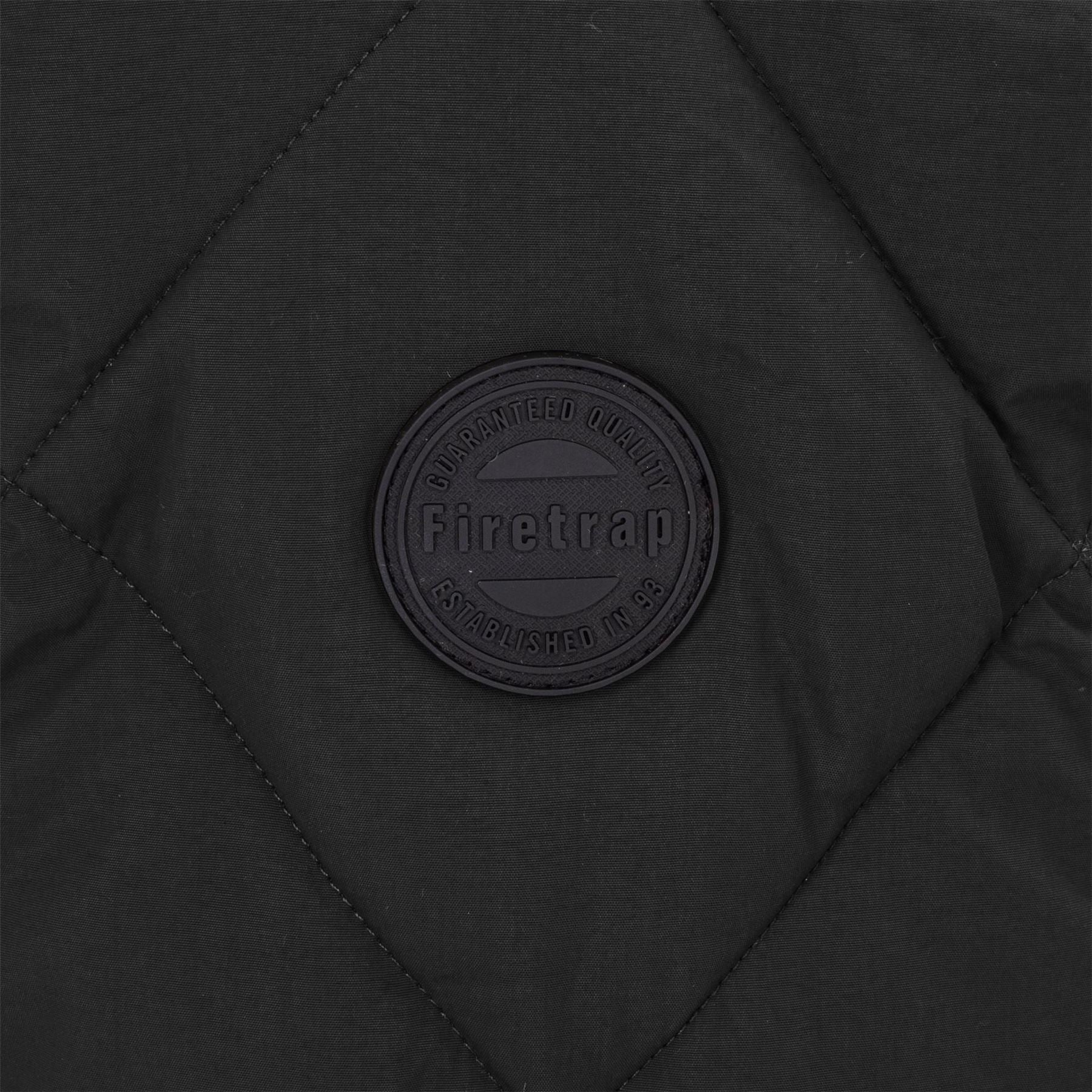 Firetrap Button Down Shirt Collar Long Sleeve Puffer Jacket - Image 4