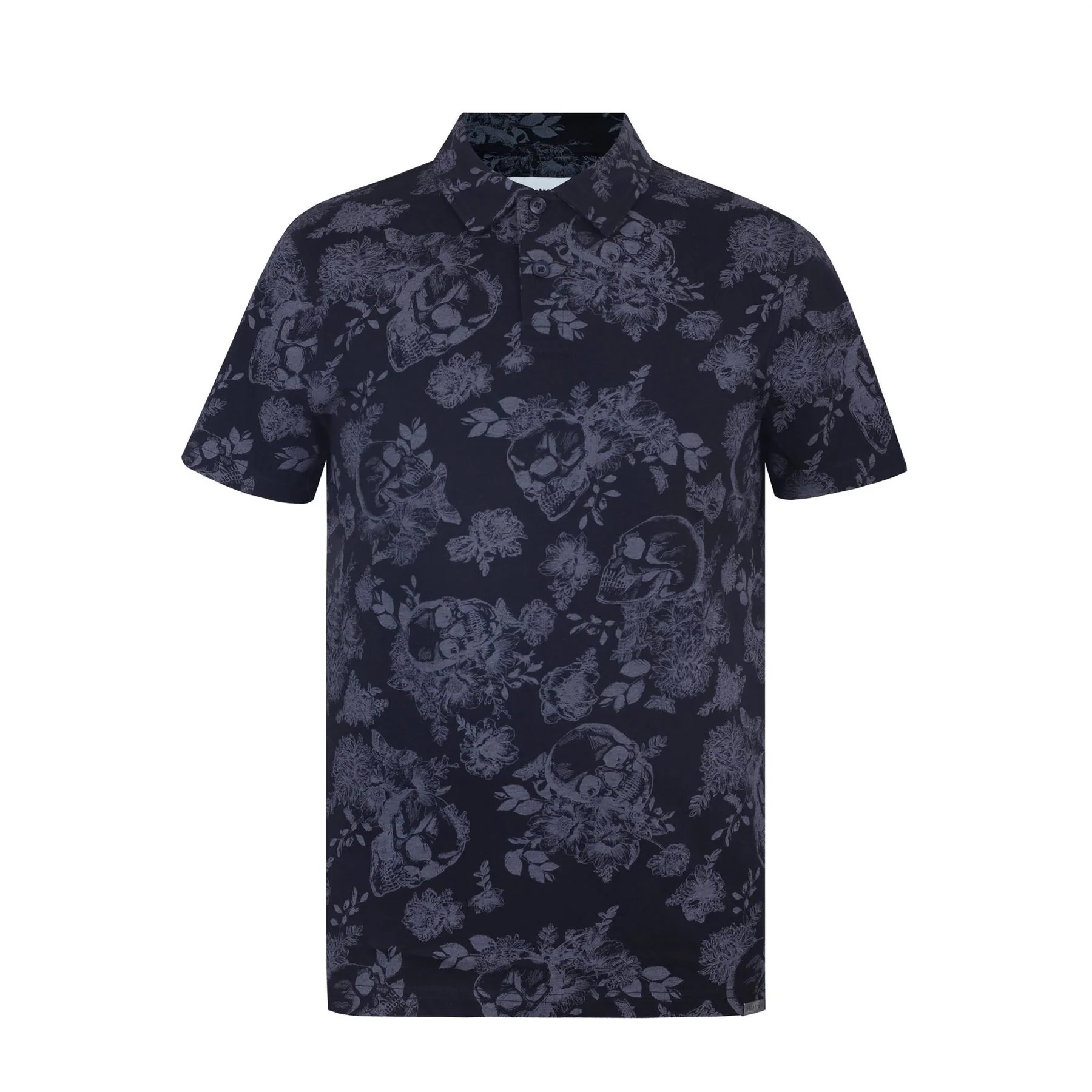 Firetrap Mens All Over Print Polo Top - Image 9