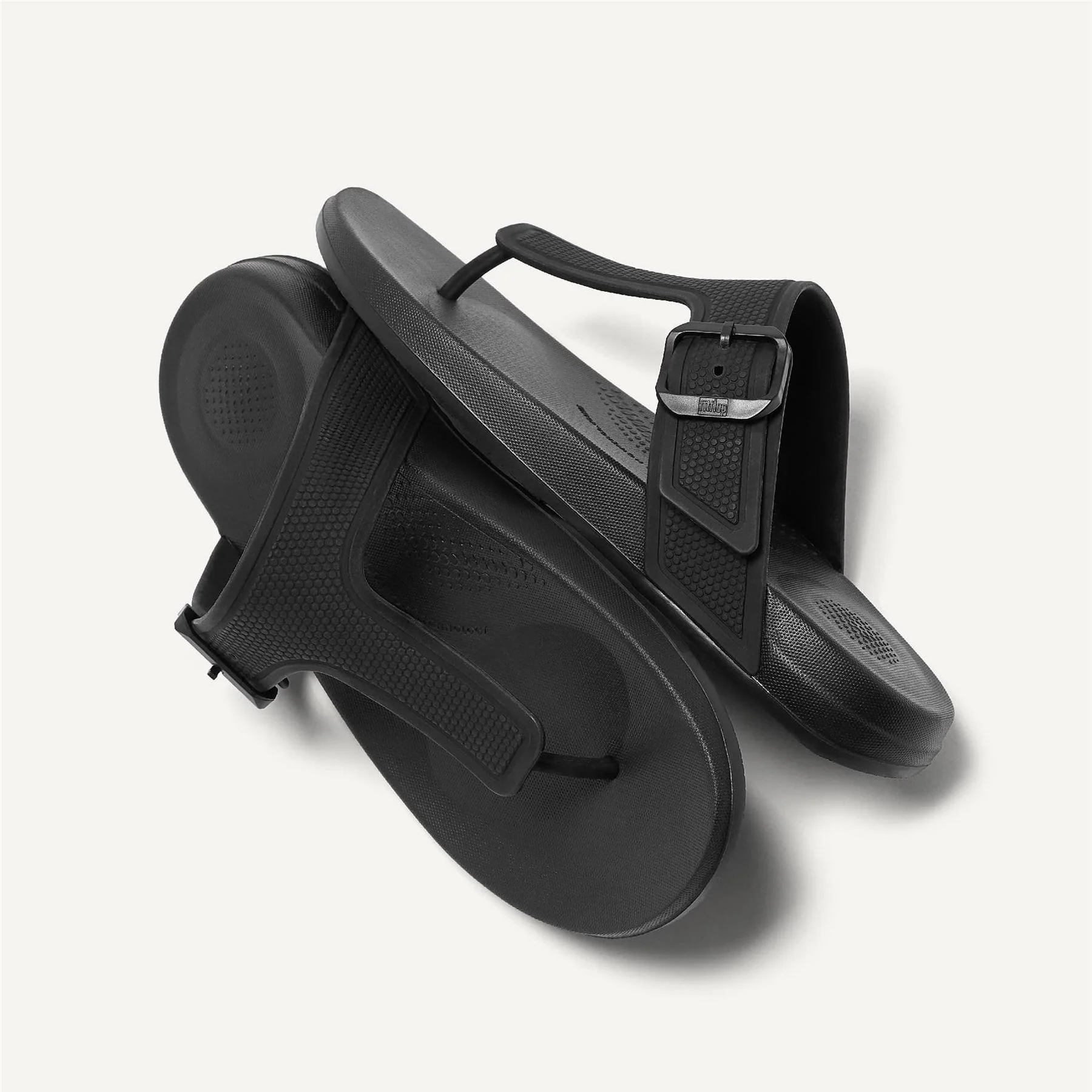 Fitflop Adjustable Buckle Flip Flops - Image 5