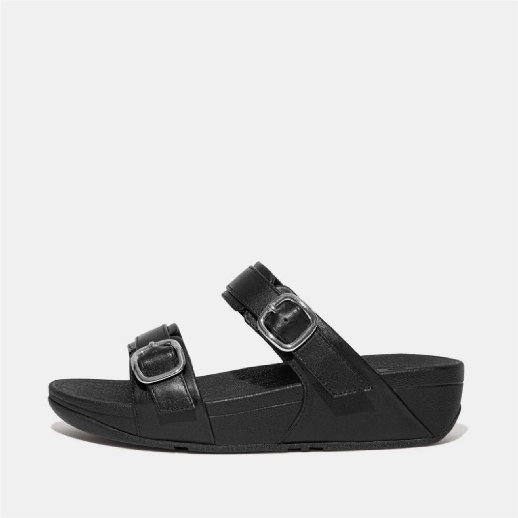 Fitflop Adjustable Leather Sliders - Image 4