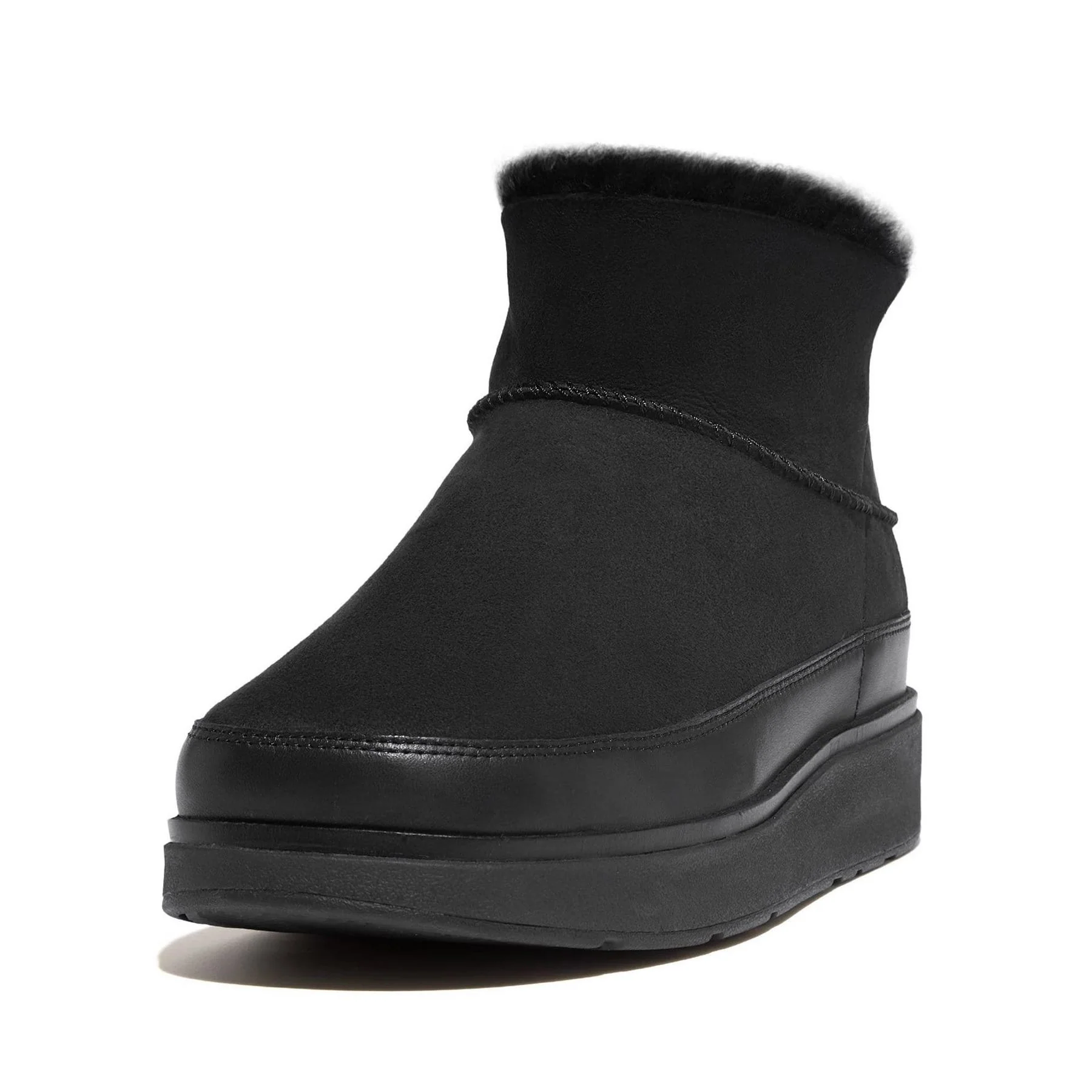 Fitflop Ff Ultra Mini Double Faced Shearling Boots - Image 3