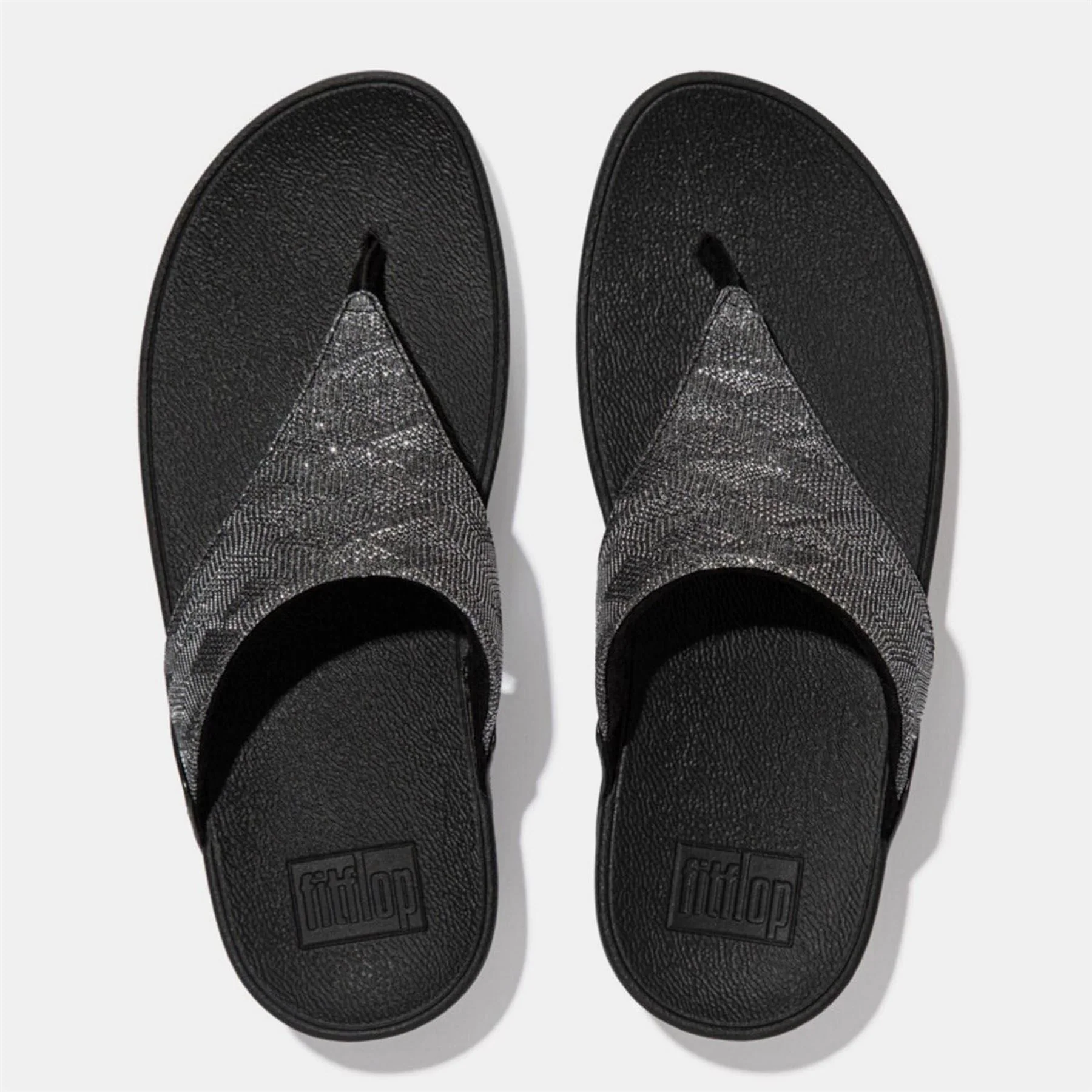 FitFlop Glitz Toe Post Sandals - Image 3