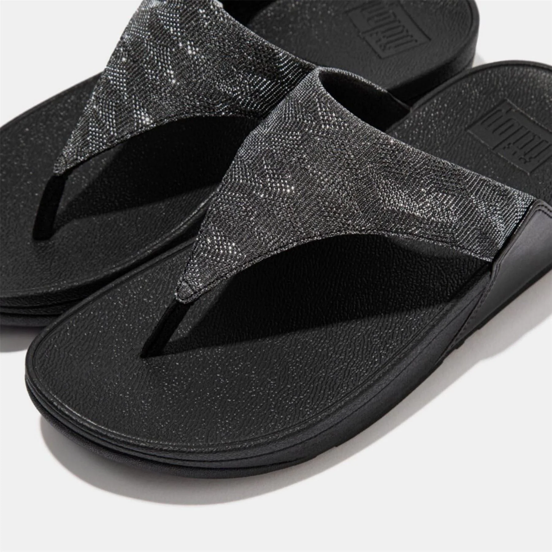 FitFlop Glitz Toe Post Sandals - Image 5