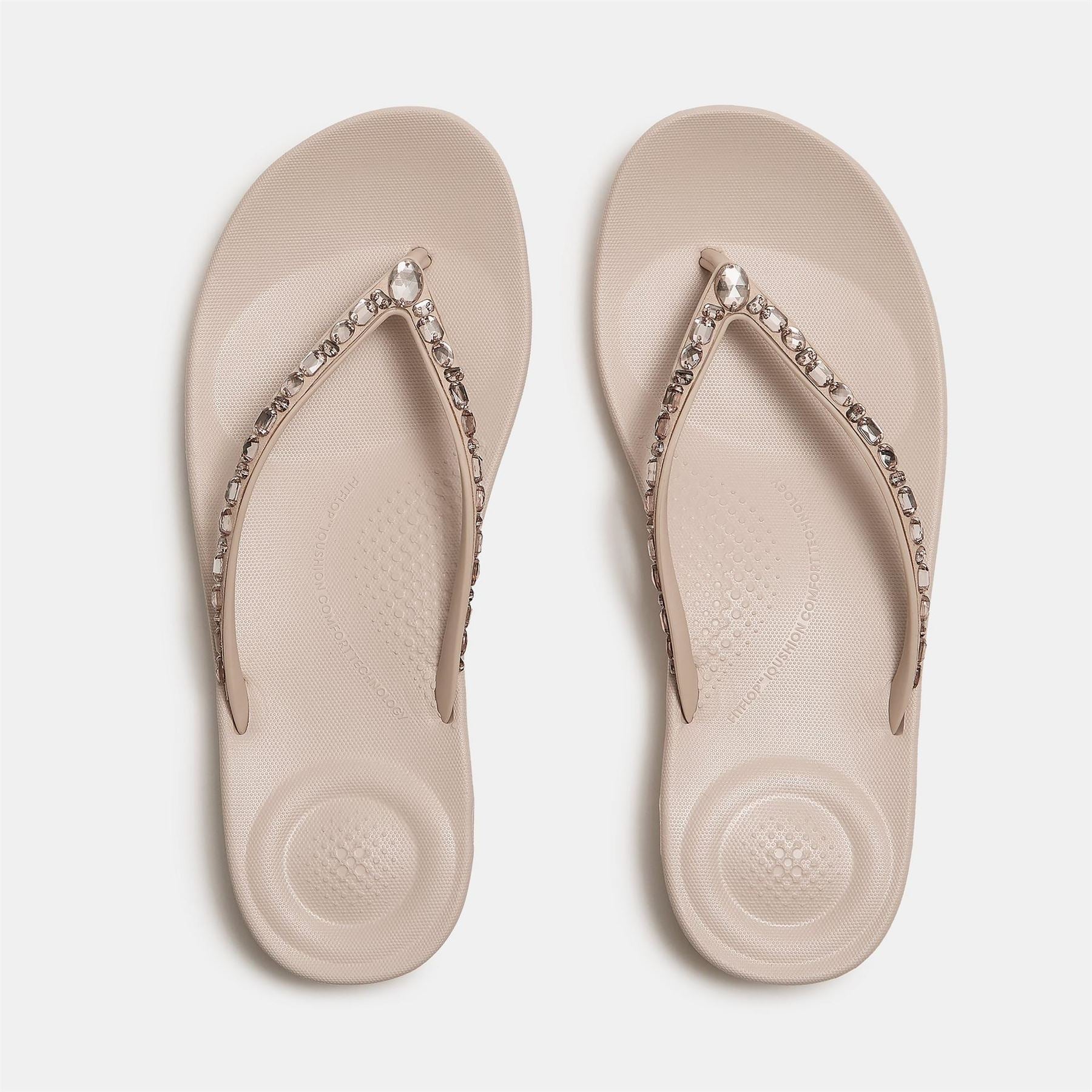 Fitflop Multi Crystal Flip Flops - Image 5