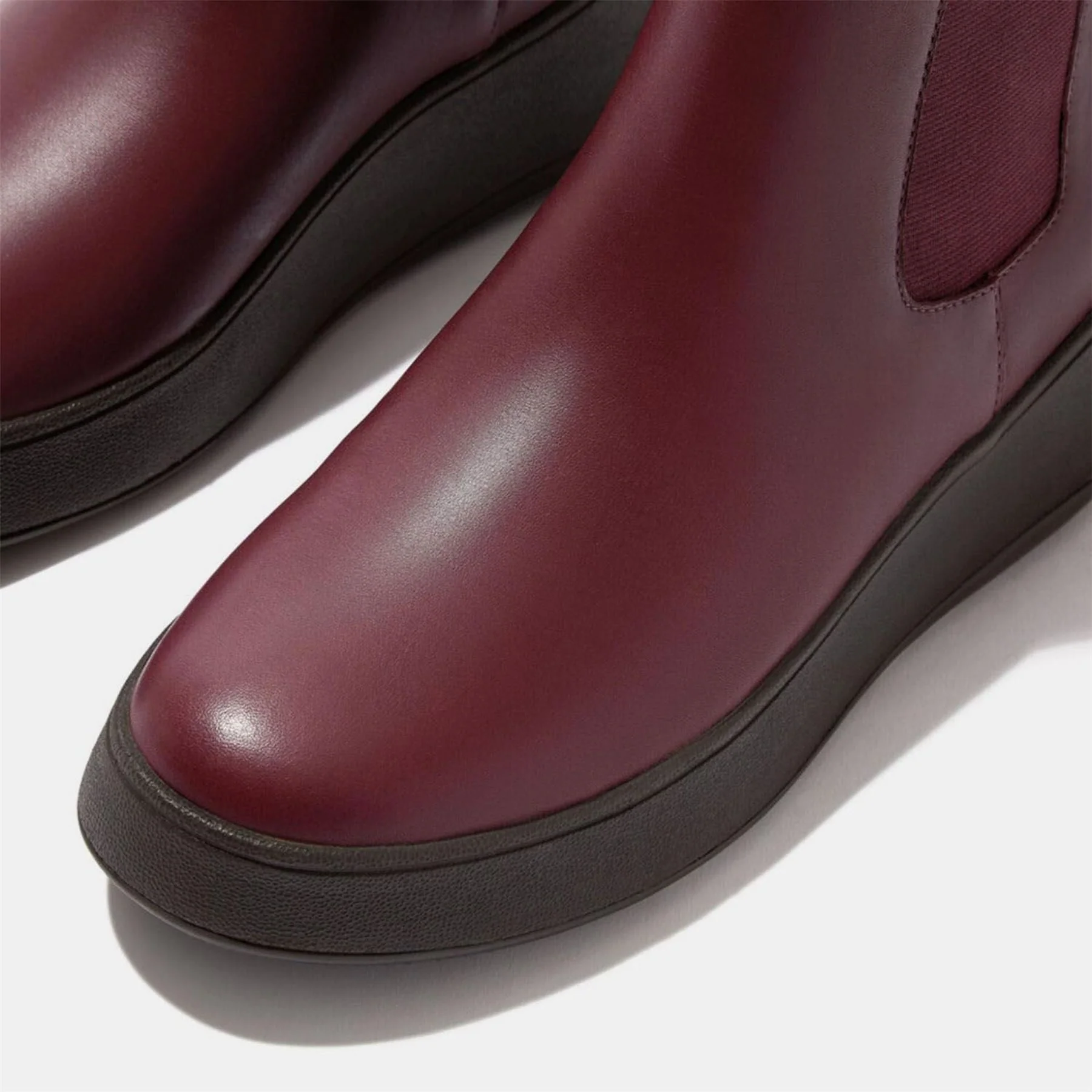 Fitflop Mode Leather Flatform Chelsea Boots - Image 5
