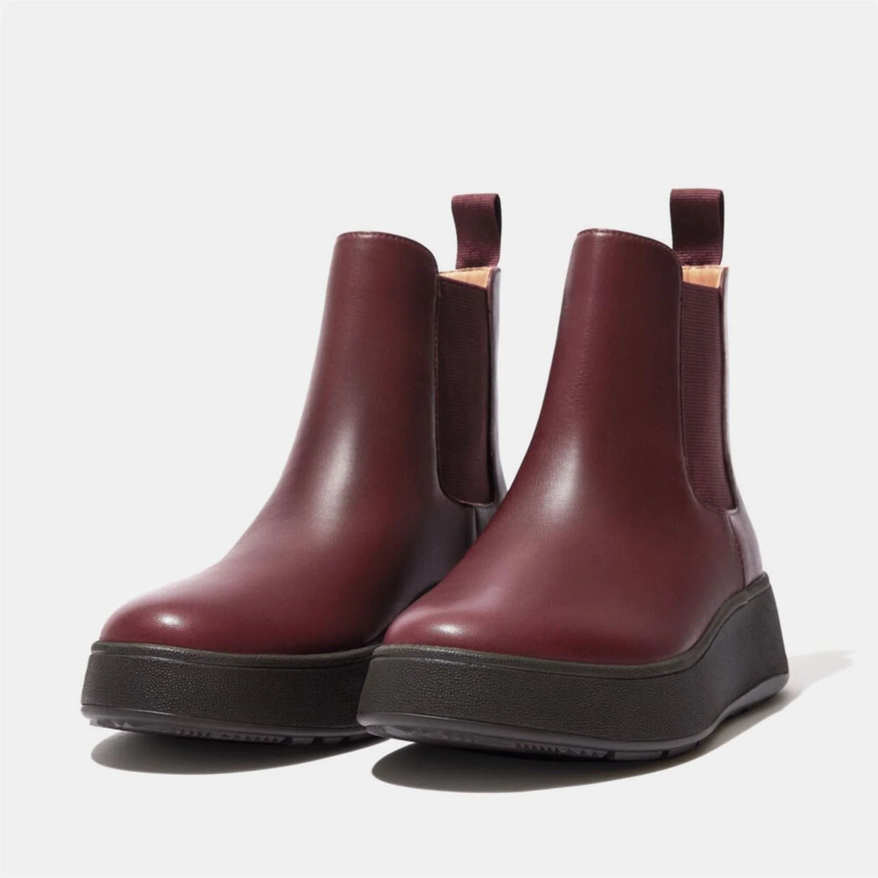 Fitflop Mode Leather Flatform Chelsea Boots - Image 6