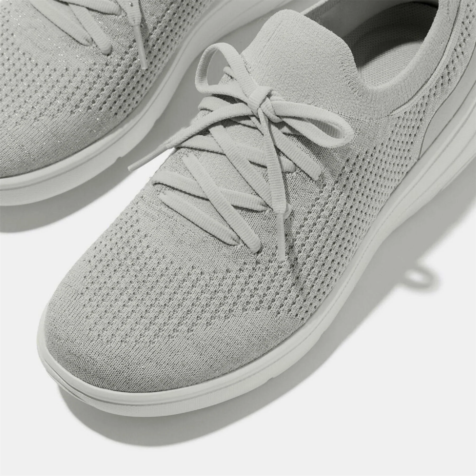 Fitflop Q Knit Slip On Laced Trainers - Image 2