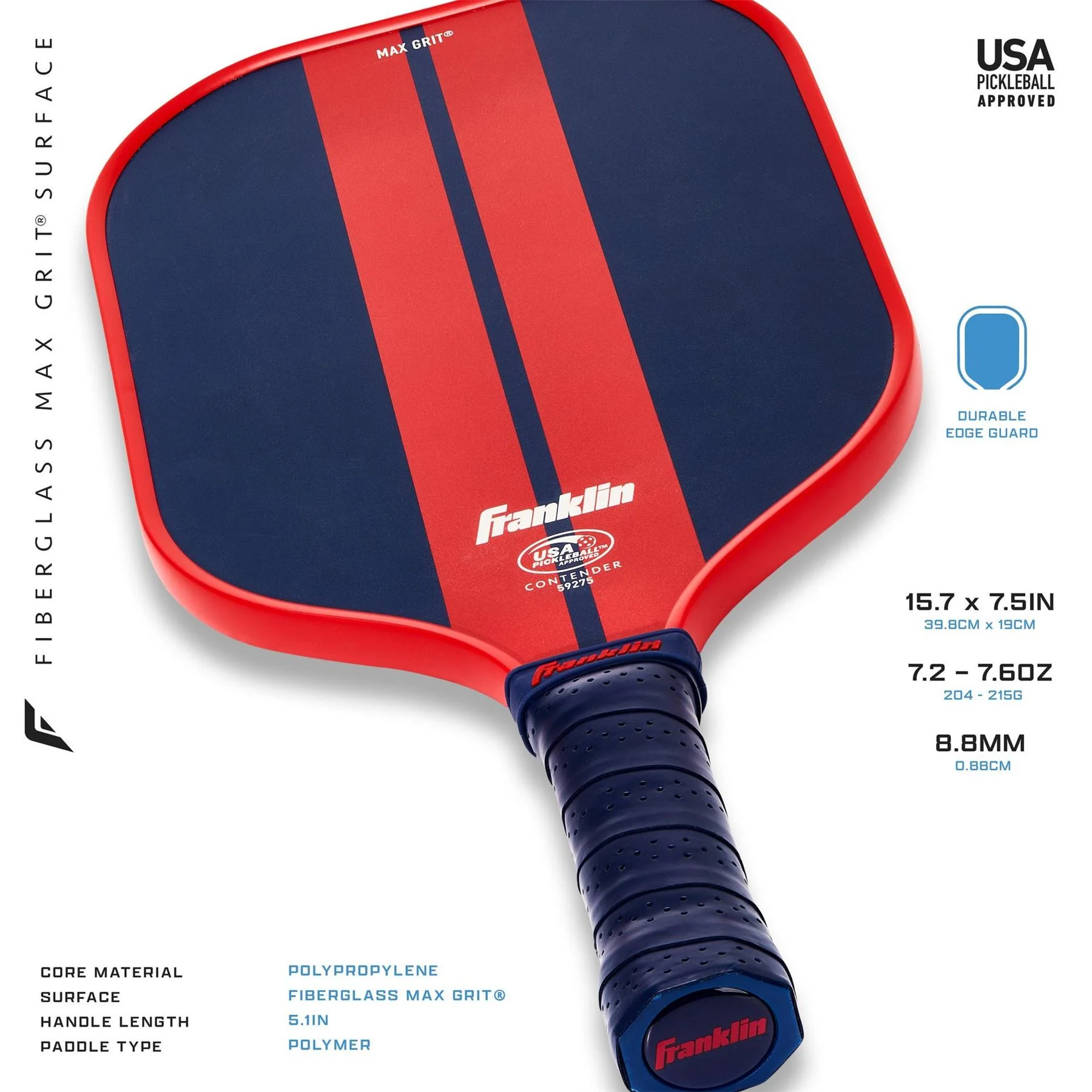 Franklin Sports Paddle Pickleball Racket - Image 4