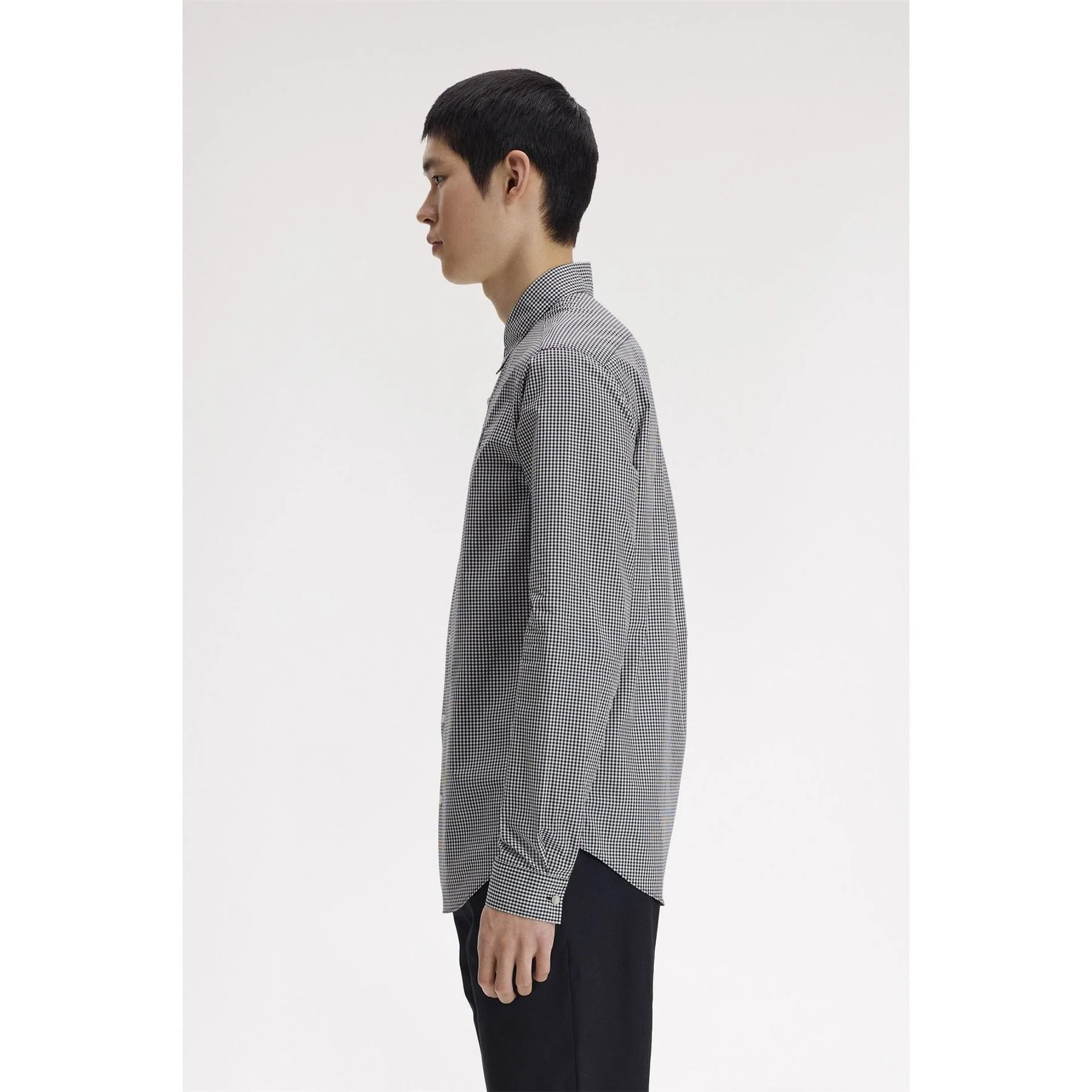 Fred Perry Long Sleeve Patterned Shirt - Image 4