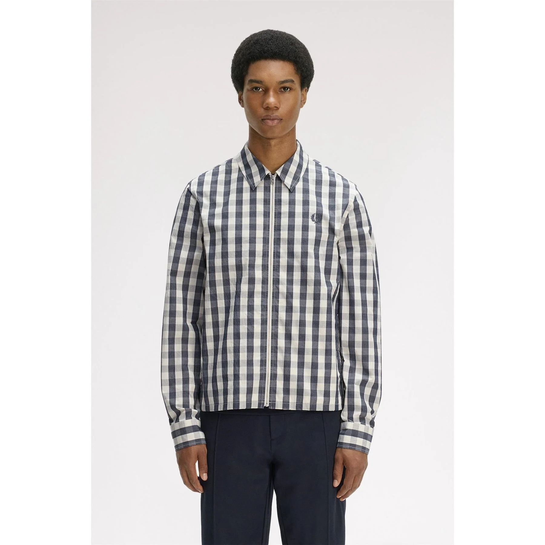 Fred Perry Long Sleeve Patterned Shirt - Image 3