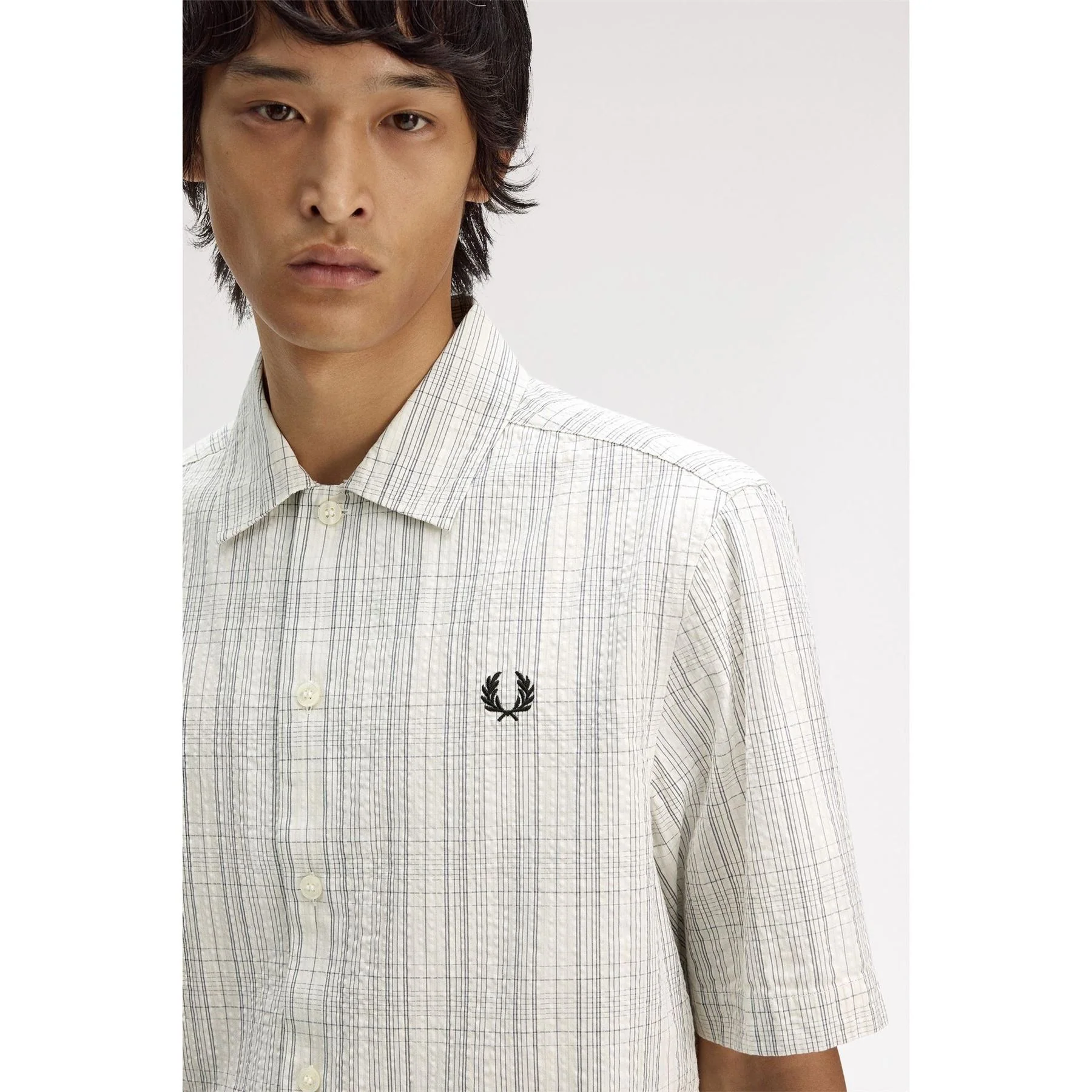Fred Perry Patterned Short Sleeve Shirt - Image 5